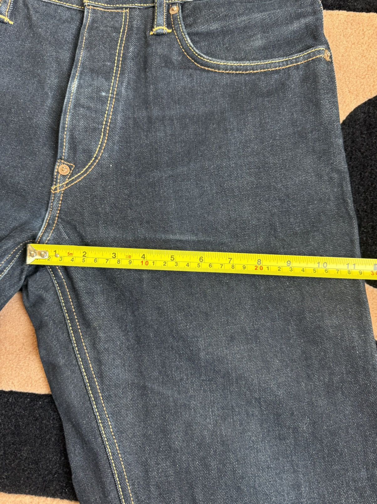 Evisu EVISU red daicock style denim jeans！size：32x34 Size US 32 / EU 48 - 12 Thumbnail