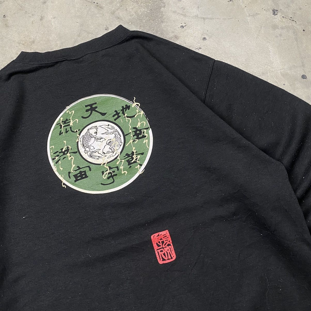 Japanese Brand y2k Japanese Sukajan Tattoo Crewneck Size US M / EU 48-50 / 2 - 2 Thumbnail