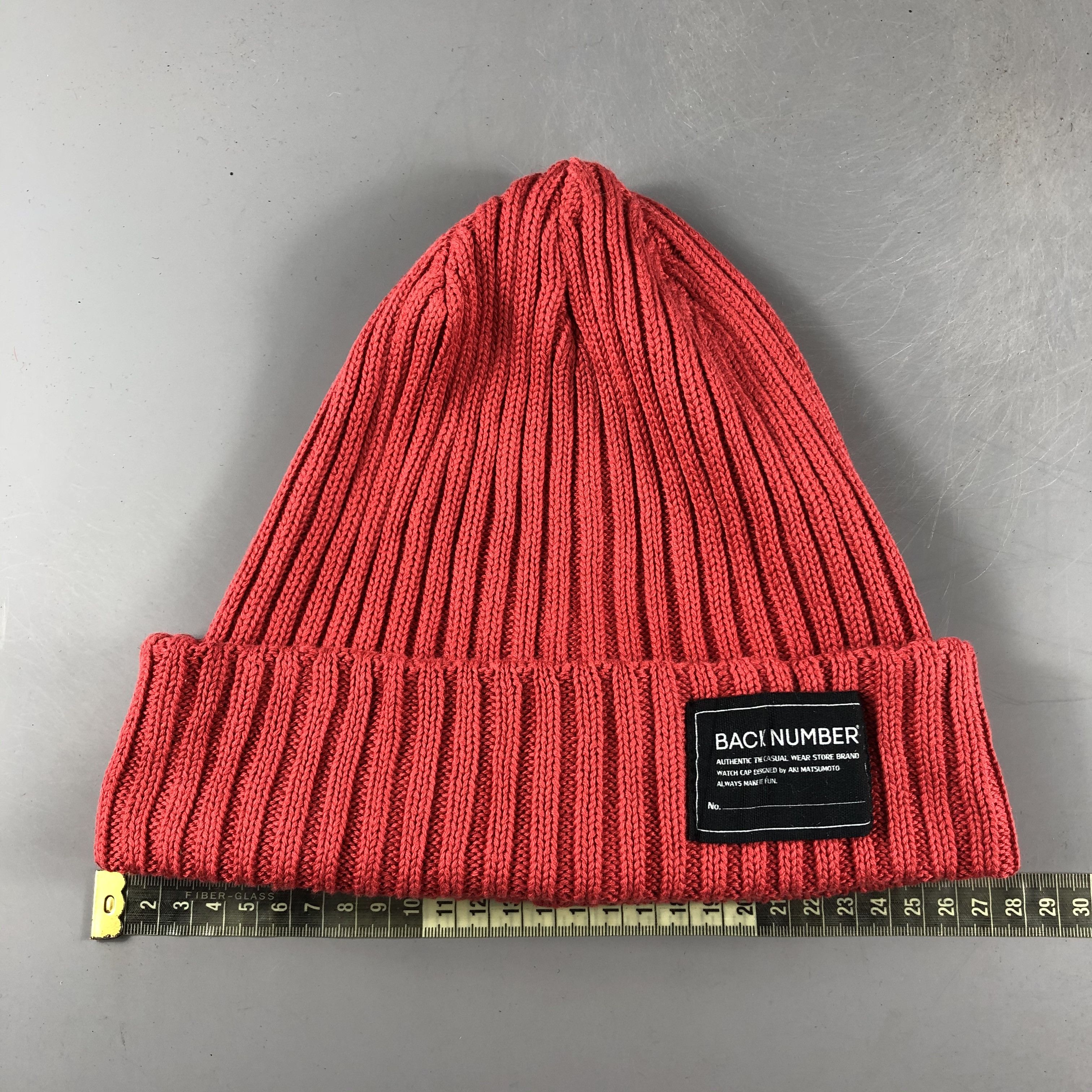 Japanese Brand × Vintage Back Number Beanie Snow Hat Snow Cap -D543 Size ONE SIZE - 3 Thumbnail
