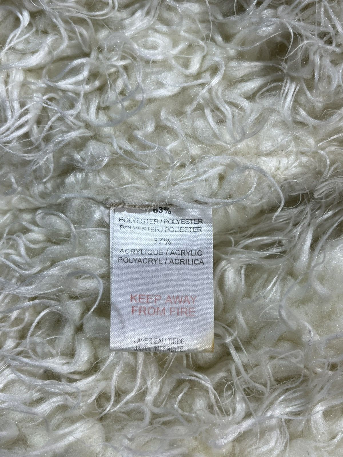 Dior Christian Dior Hooded Shearling Style Coat Off White M Size S / US 4 / IT 40 - 12 Thumbnail