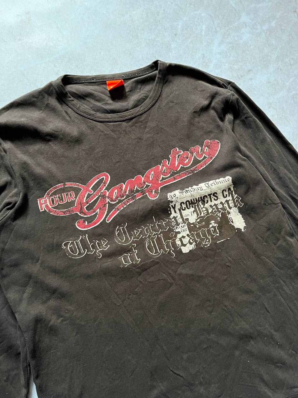 Hugo Boss × Vintage Hugo Boss Gangsters Y2K Long Sleeve T-shirt Size US L / EU 52-54 / 3 - 2 Thumbnail