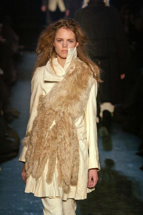 Ann Demeulemeester AW05 Leather Jacket w/ Faux Fur Size S / US 4 / IT 40 - 10 Thumbnail