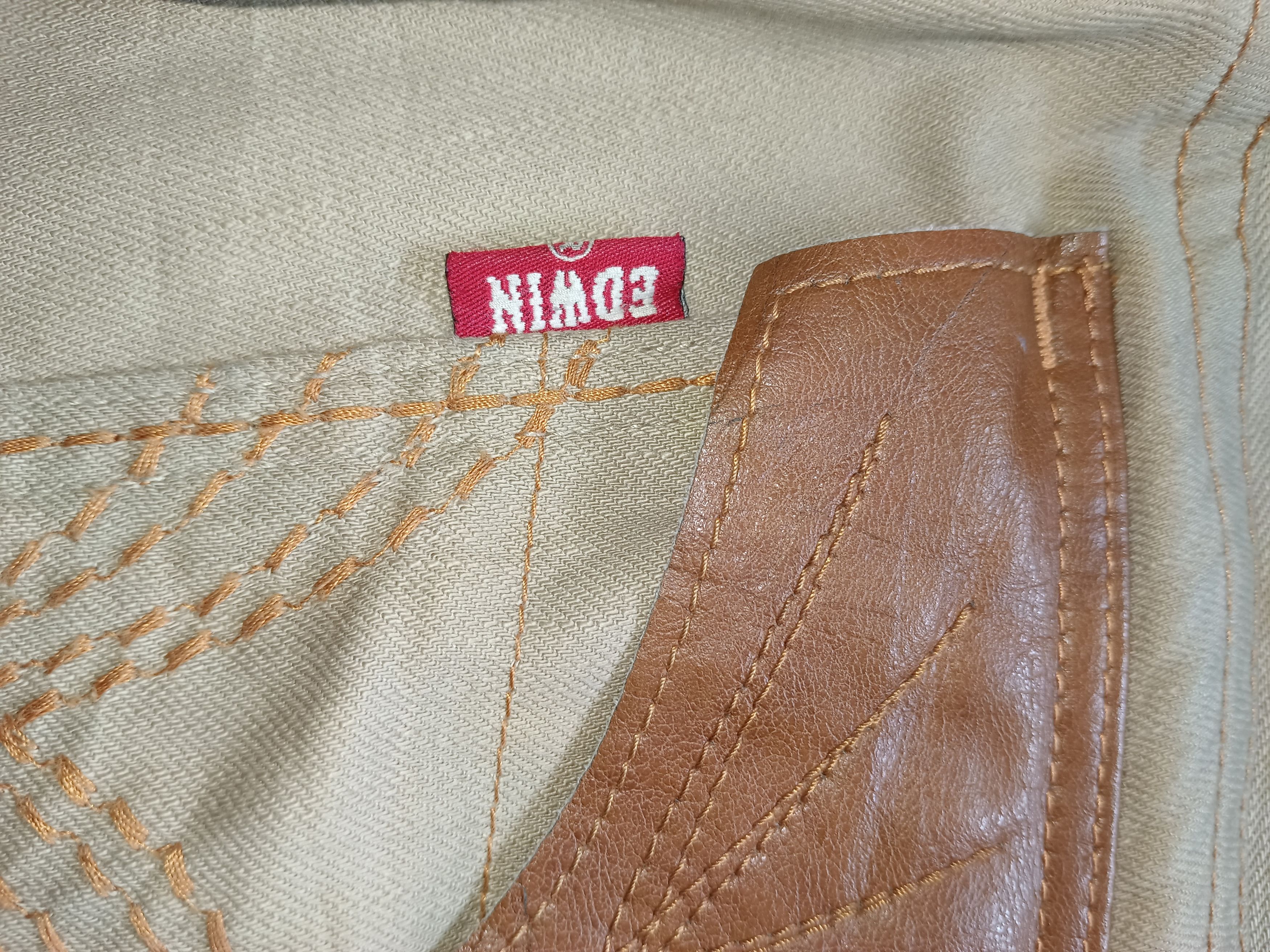 Edwin × If Six Was Nine × Le Grande Bleu (L.G.B.) EDWIN EXCLUSIVE NAVAJO LEATHER POCKET JEANS Size US 32 / EU 48 - 5 Thumbnail