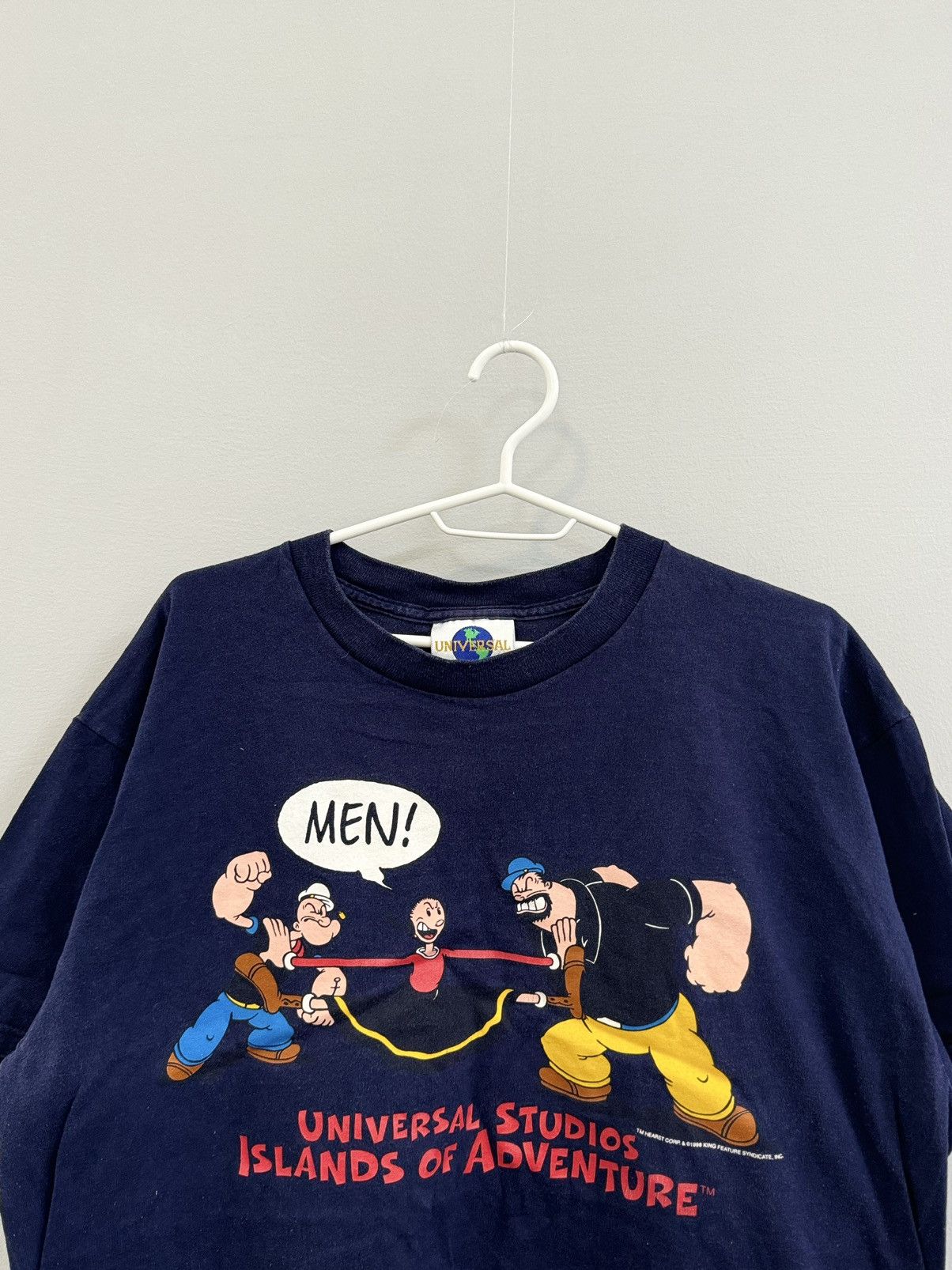 Cartoon Network × DC × Disney Vintage 90's Universal Studio Islands T Shirt Popeye Large Size US L / EU 52-54 / 3 - 2 Thumbnail