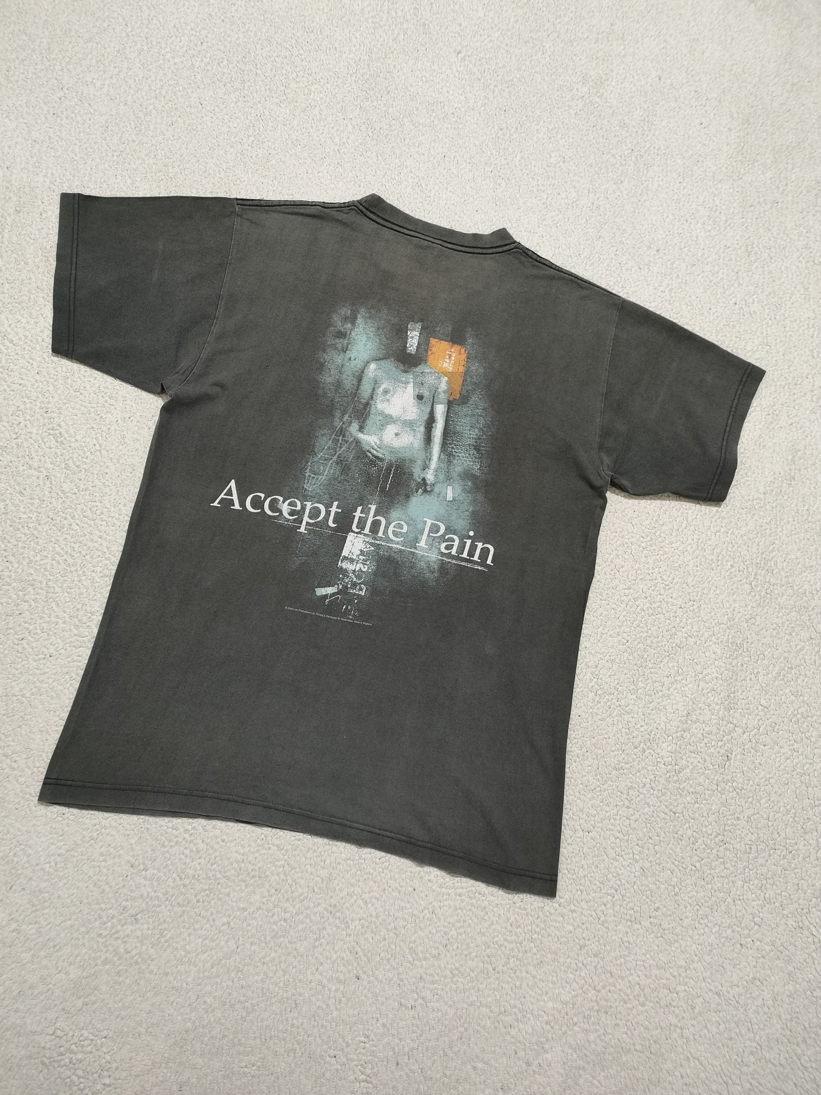 Band Tees Early 00s PARADISE LOST - ACCEPT THE PAIN Vintage Band Tee Size US L / EU 52-54 / 3 - 8 Thumbnail