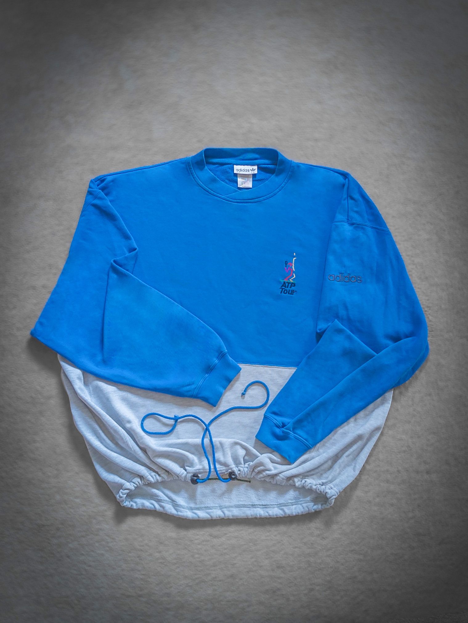 Adidas Vintage Adidas ATP Tour Sweatshirt 90s Oversized XL Size US XL / EU 56 / 4 - 2 Thumbnail
