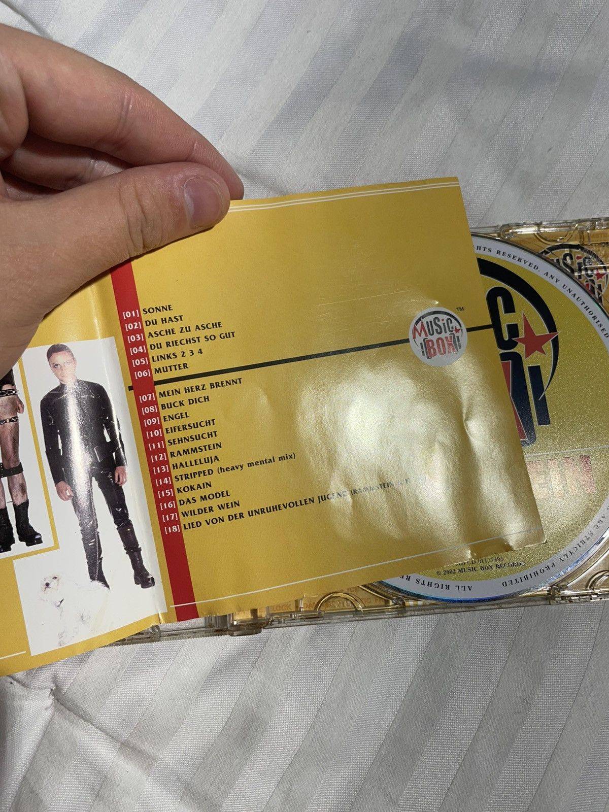 Vintage Vintage Rare Archive 2002 Rammstein All Time Hits CD Disc Size ONE SIZE - 7 Thumbnail