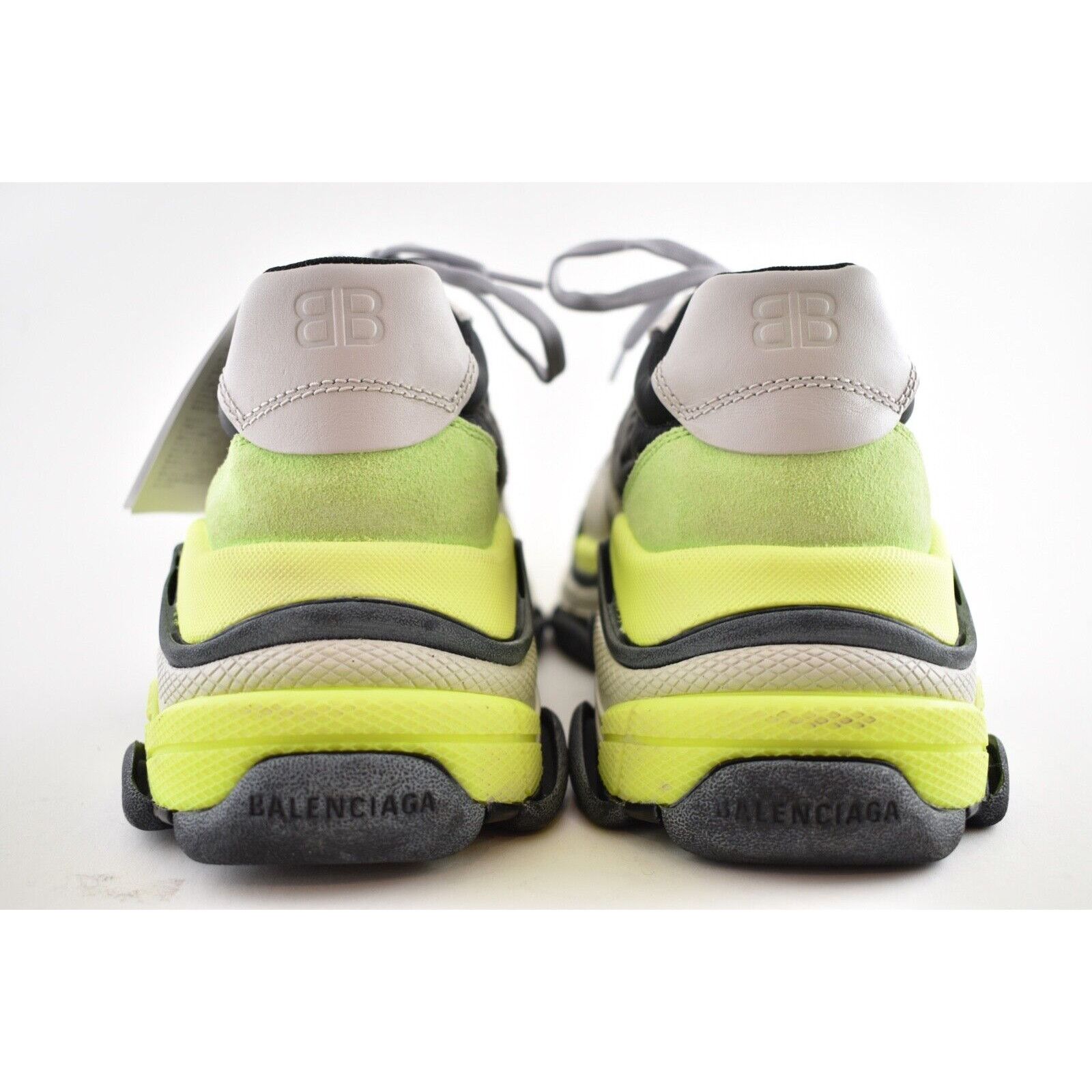 Balenciaga Balenciaga Triple S Mens V2 Black Grey Jaune Nylon Speed Size US 9 / EU 42 - 8 Thumbnail