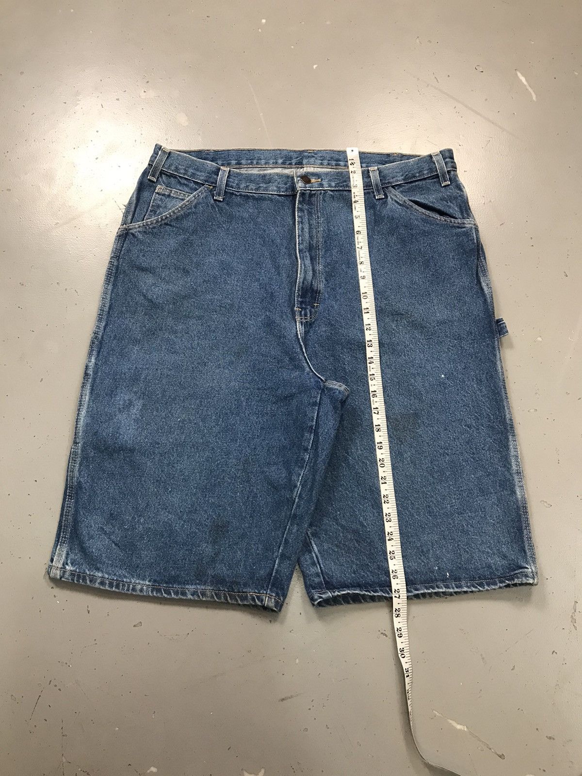 Dickies × Vintage Vintage dickies carpenter denim jort Size US 38 / EU 54 - 4 Thumbnail