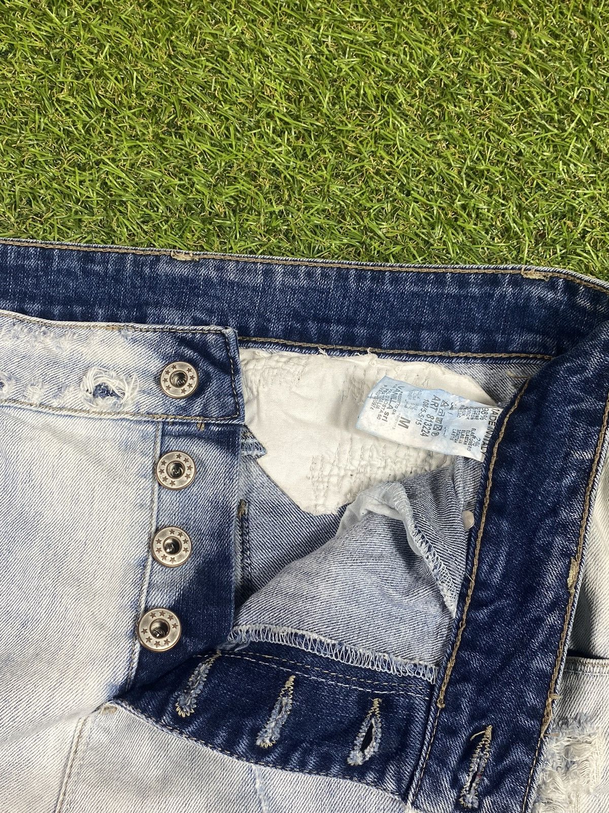 Vintage Vintage Y2K Japanese Distressed jeans streetwear style Size 28" / US 6 / IT 42 - 6 Thumbnail