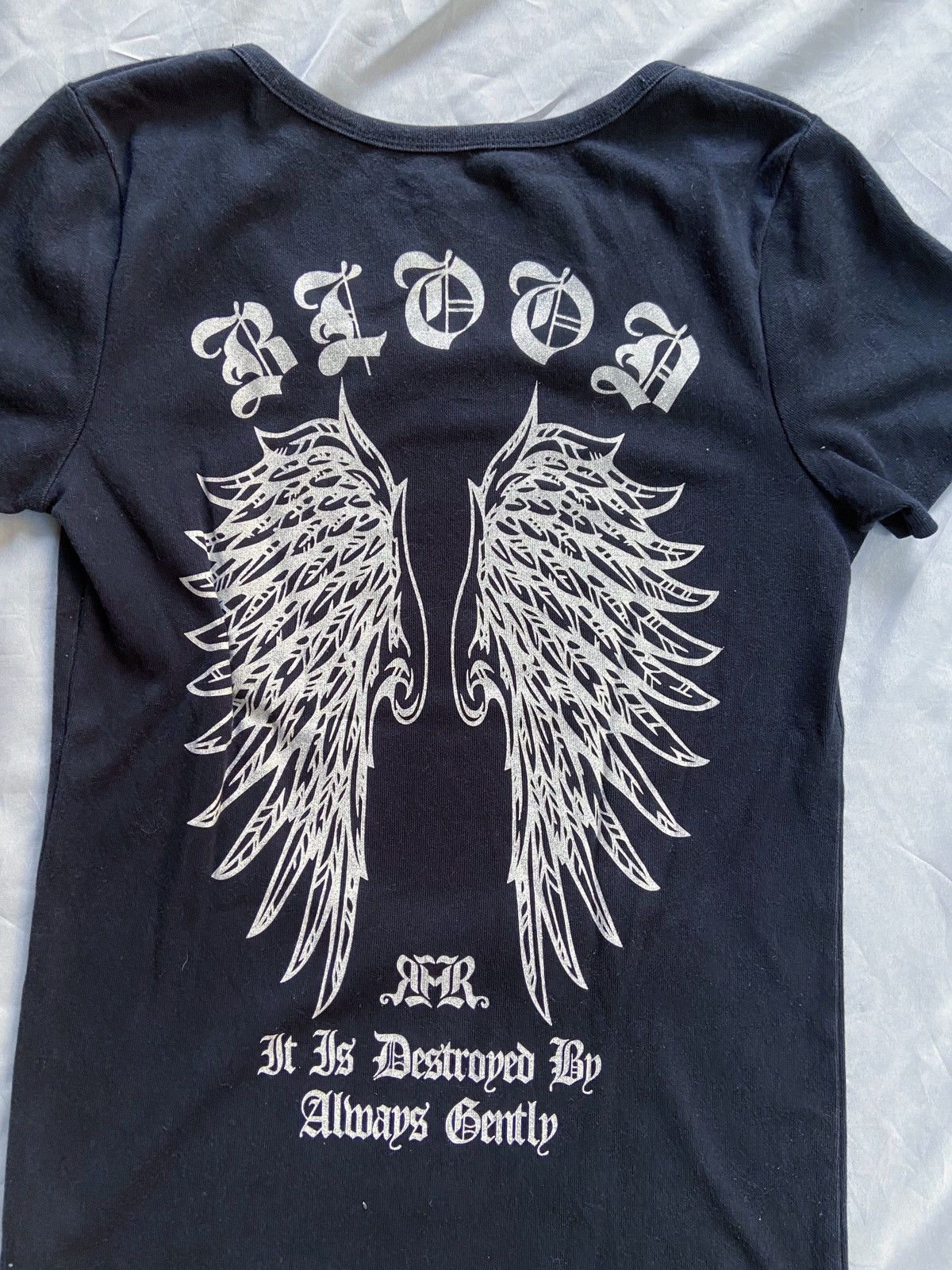 Le Grande Bleu (L.G.B.) ALWAYS GENTLY CLOSELY FROM BACK IT IS DESTROYED TEE Size US S / EU 44-46 / 1 - 8 Thumbnail