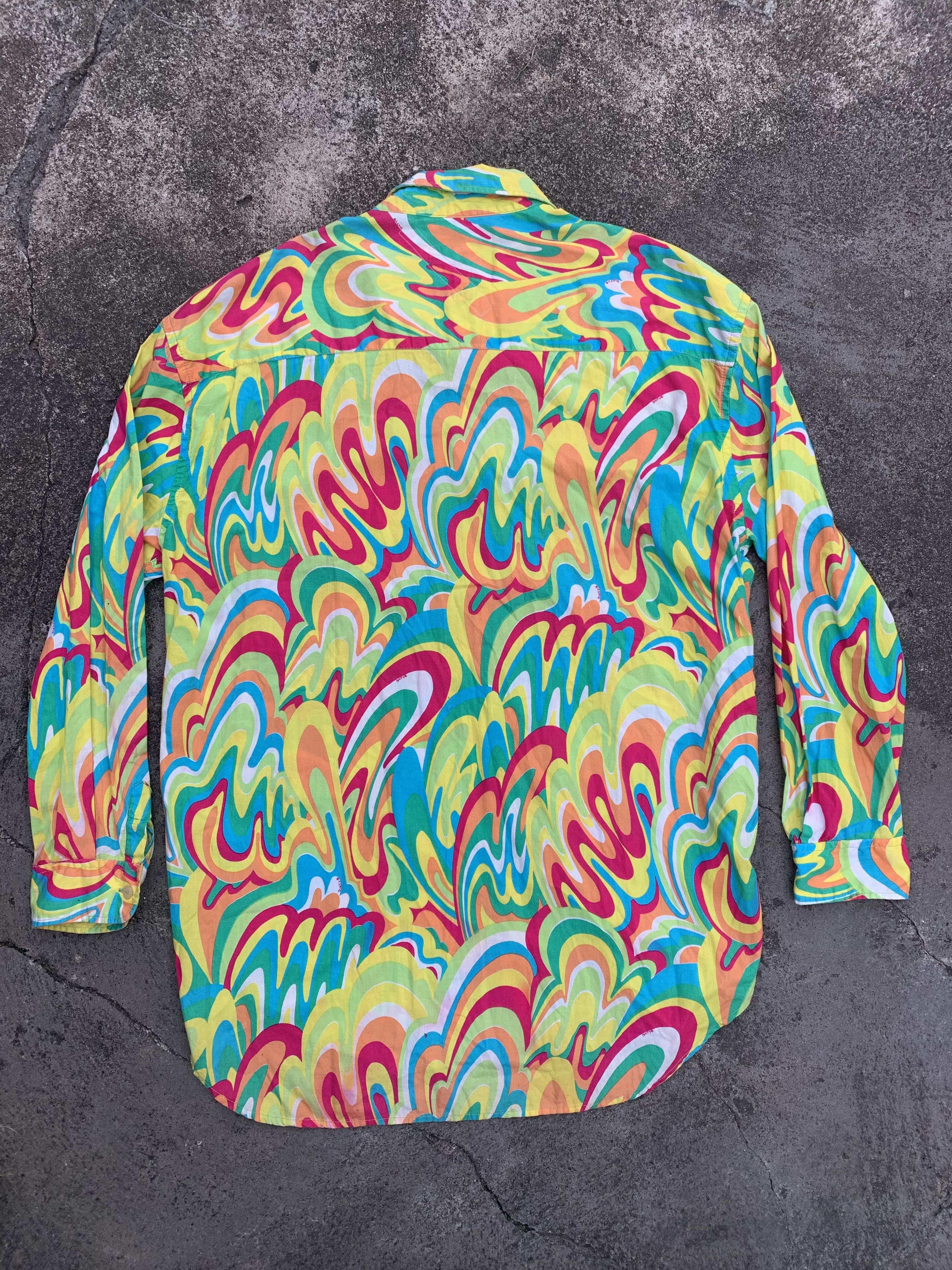 Energie Shirt Energie Art Psychedelic Abstract Size US XL / EU 56 / 4 - 2 Thumbnail