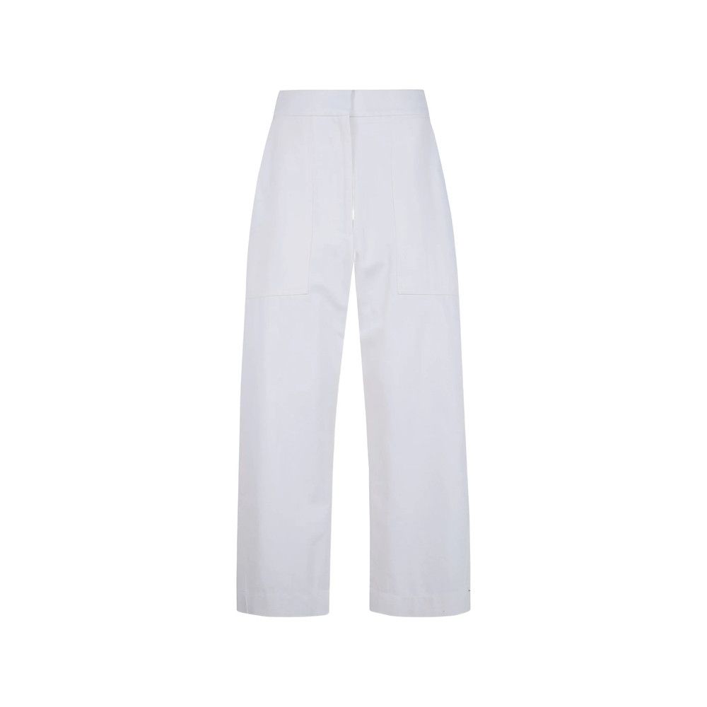 Studio Nicholson Studio Nicholson WHITE Trousers - Straight Trousers Size 30" / US 8 / IT 44 - 1 Thumbnail