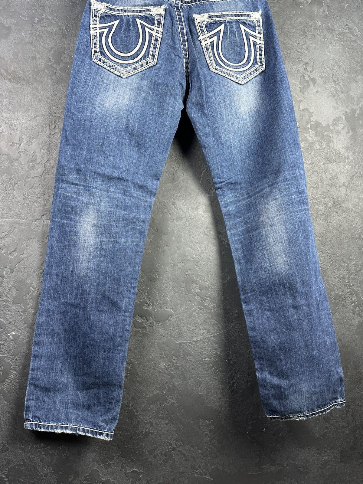True Religion True Religion Jeans White Stitch Made in USA Size US 33 - 4 Thumbnail