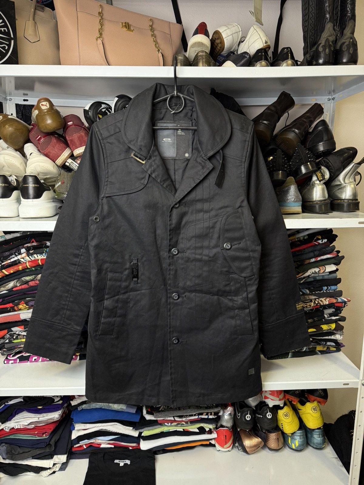 G-Star Men’s G-Star Raw Trench Coat Size US S / EU 44-46 / 1 - 1 Thumbnail