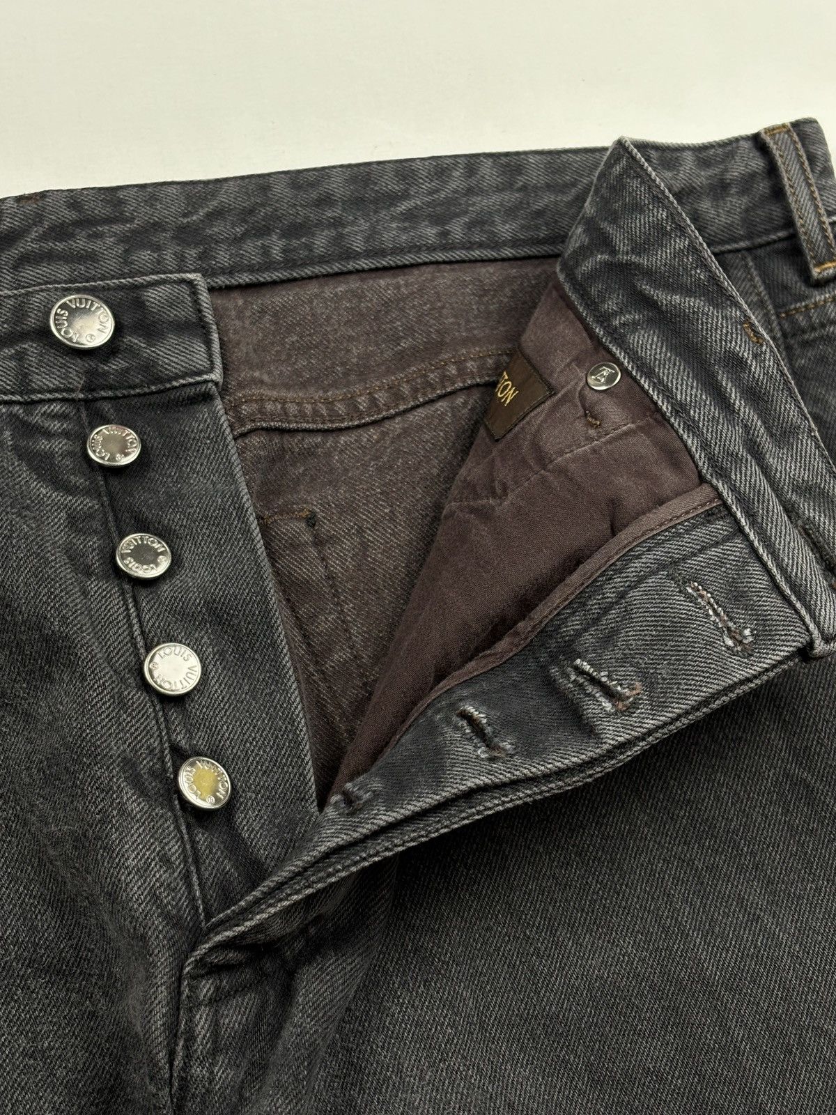 Louis Vuitton F/W 2009 Marc Jacobs Era Denim Jeans Size US 35 - 9 Thumbnail