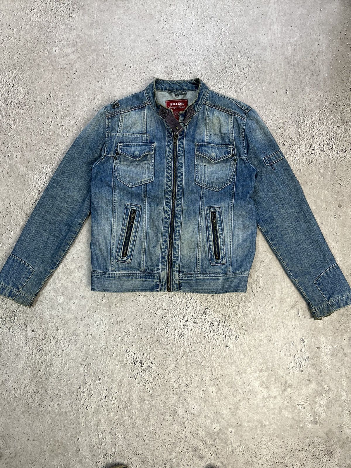 Diesel × Vintage SALE💣💣 Vintage Diesel distressed denim jeans jacket size M Size US M / EU 48-50 / 2 - 1 Thumbnail