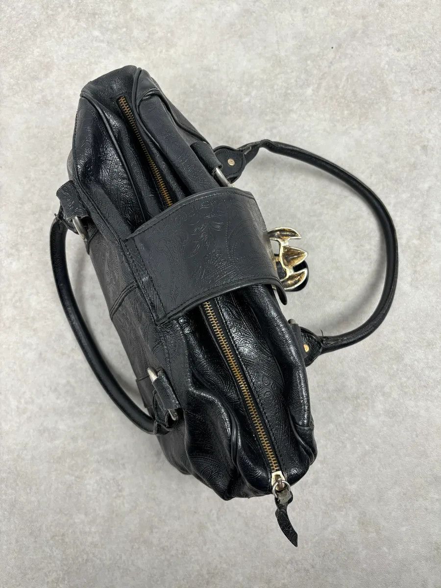 Just Cavalli AW2008 Cavalli Black Leather Winged Claw Lock Shoulder Bag Size ONE SIZE - 10 Thumbnail