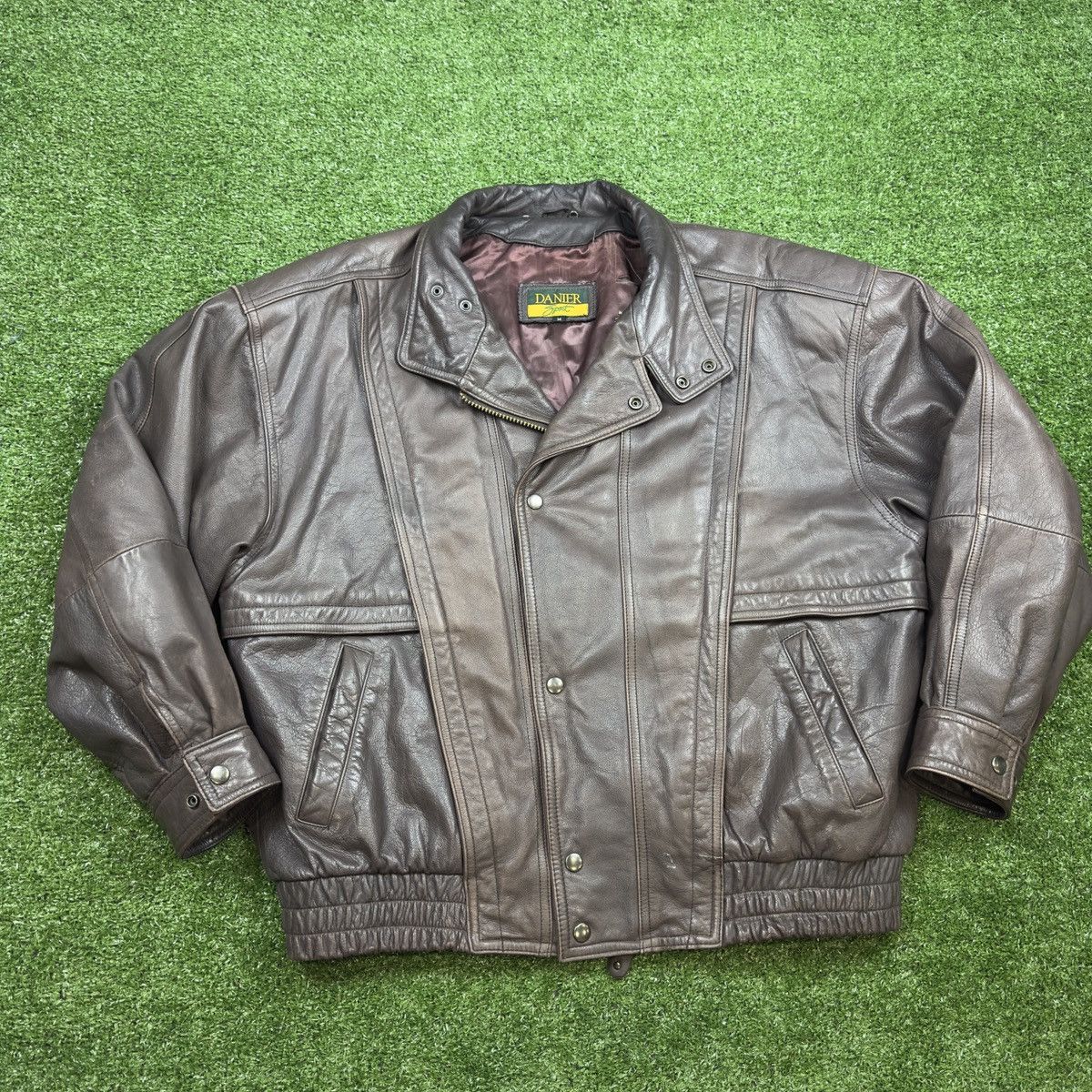 Danier Vintage Y2K Danier Sport Leather Biker Racer Motorcycle Size US M / EU 48-50 / 2 - 1 Thumbnail