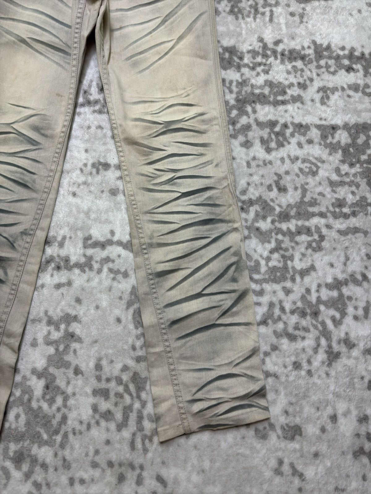 Hysteric Glamour Vintage Y2K Semantic Design Claw Mark Acid Wash Denim Jeans Size US 29 - 7 Thumbnail
