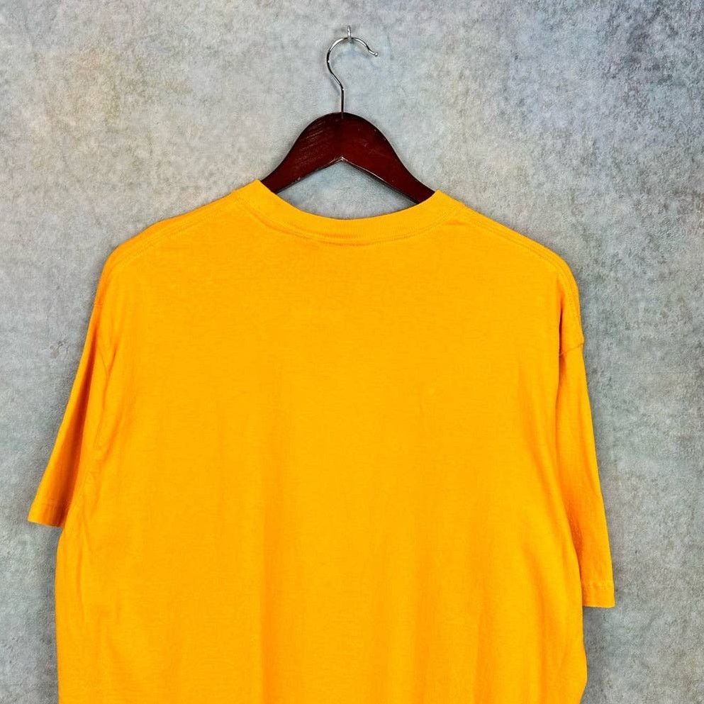 Basic Editions × Vintage Vintage 90s Blank Yellow Pocket T Shirt Sz M Single Stitch Size US M / EU 48-50 / 2 - 6 Thumbnail