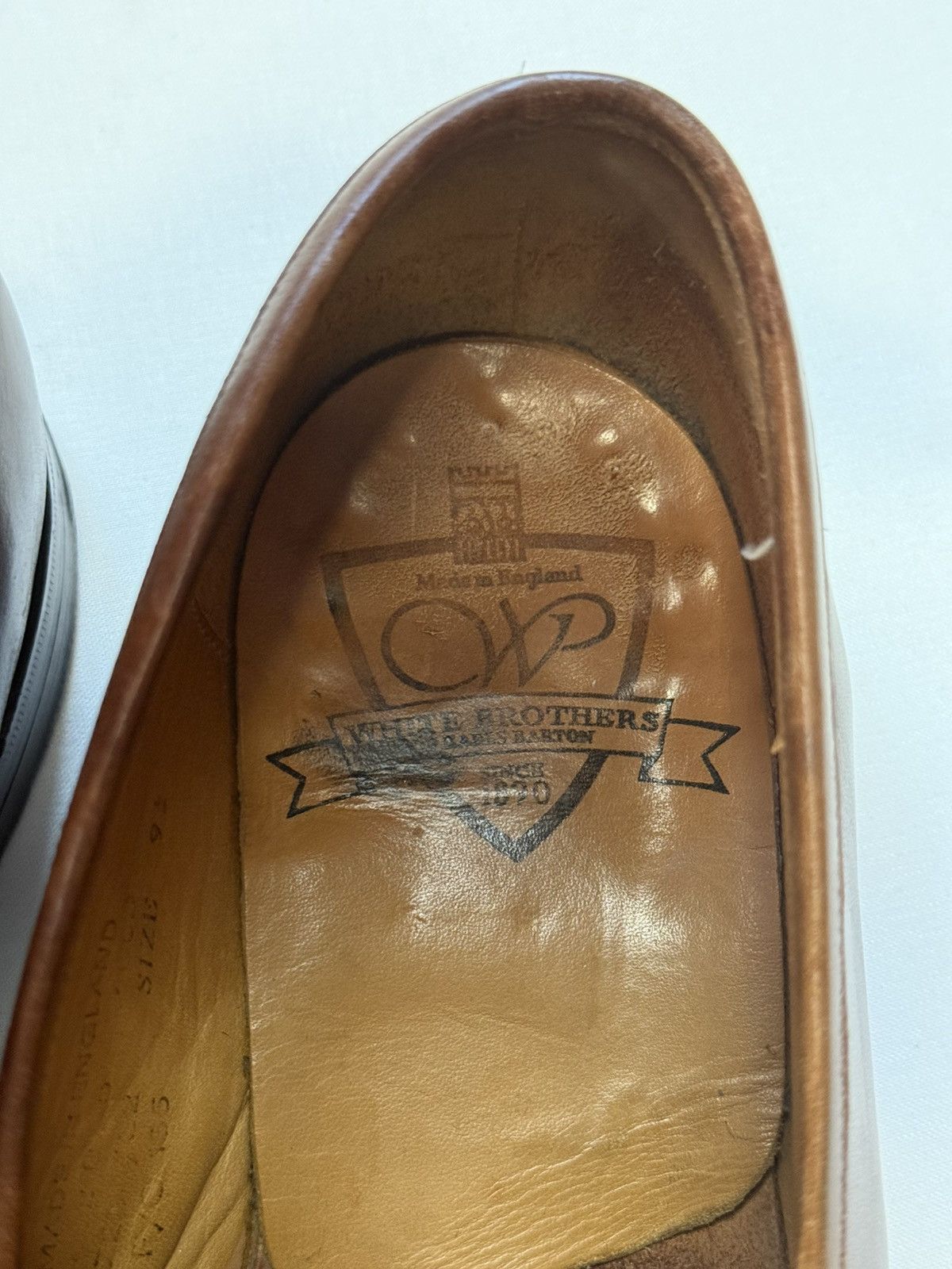 Vintage Rare White Brothers Of Earls Barton made in England Brown Size US 9.5 / EU 42-43 - 3 Thumbnail