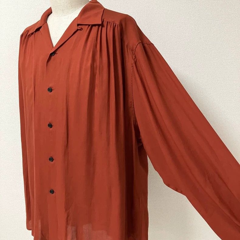 Yohji Yamamoto Yohji Yamamoto Tea Red Shirt Size US L / EU 52-54 / 3 - 4 Thumbnail