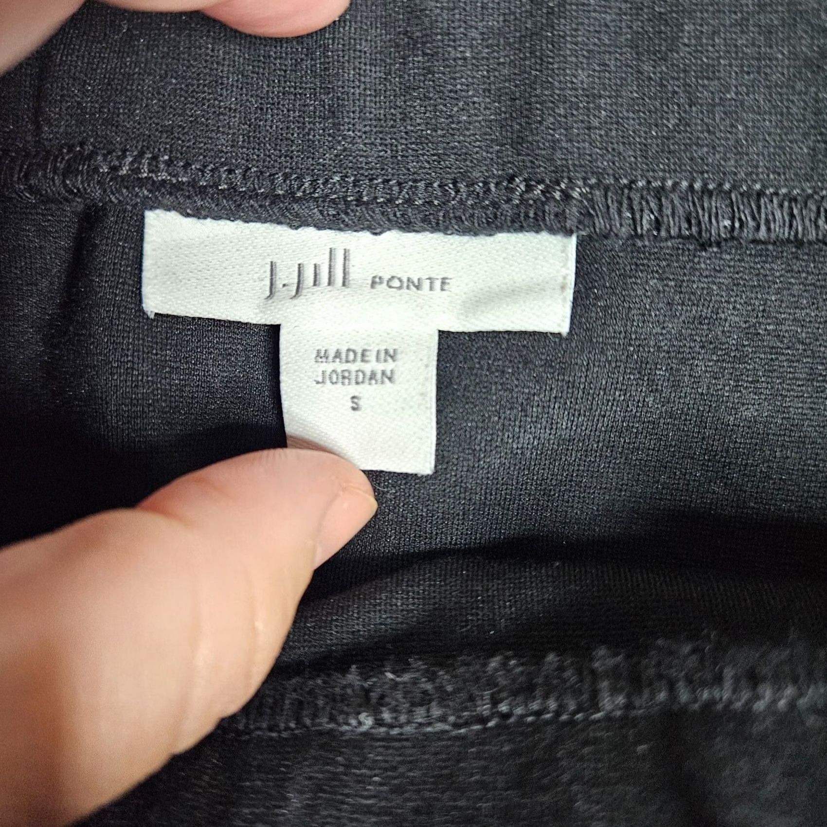 J. Jill J.JILL Black Pencil Skirt Zipper Front Womens S Glove/All Seasons Style A-Line Short Rise Mid (No N/A) Size 28" / US 6 / IT 42 - 7 Thumbnail