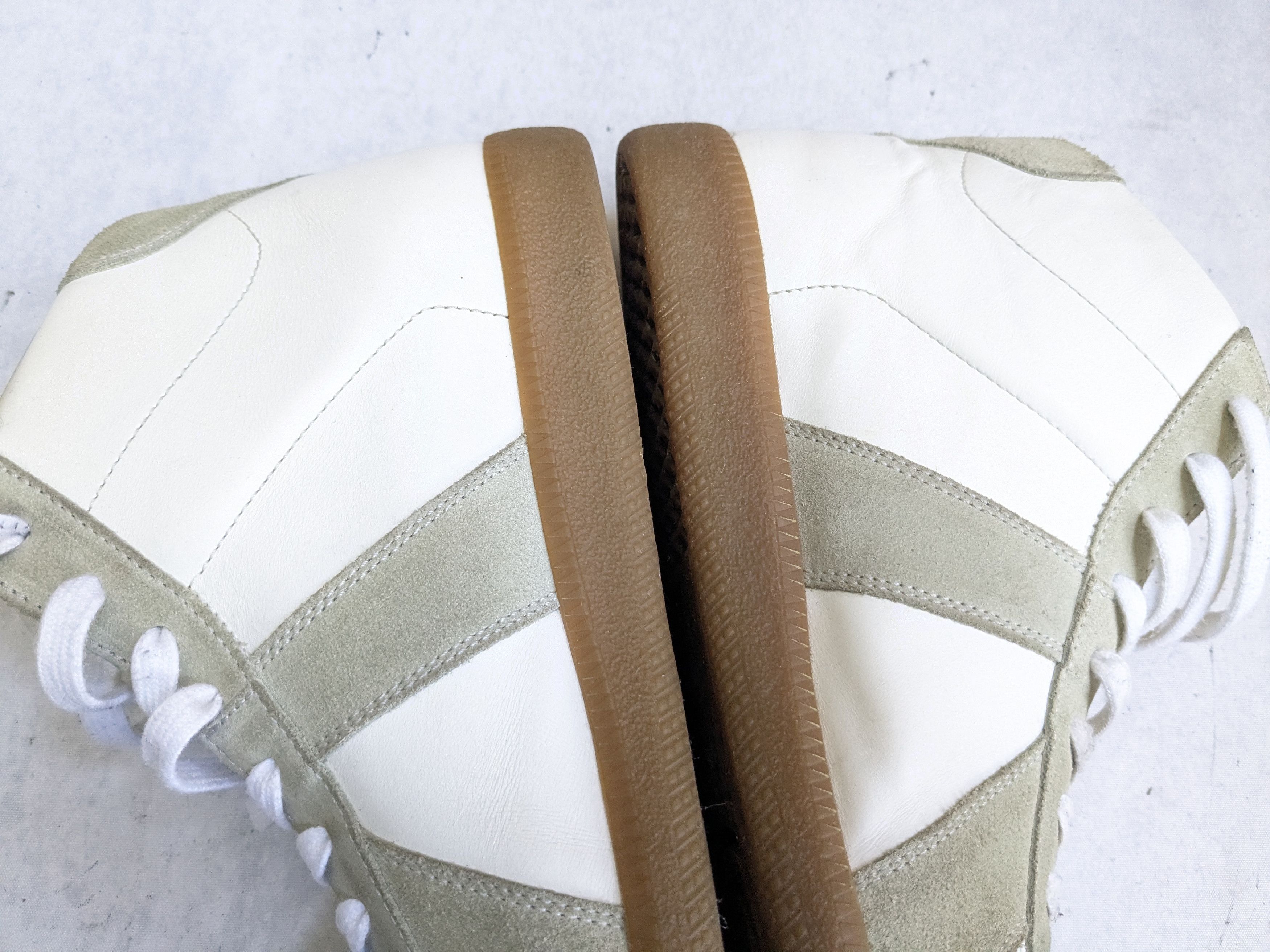 Maison Margiela Maison Margiela Replica GAT White Gray 10 43 High Tops Size US 10 / EU 43 - 10 Thumbnail