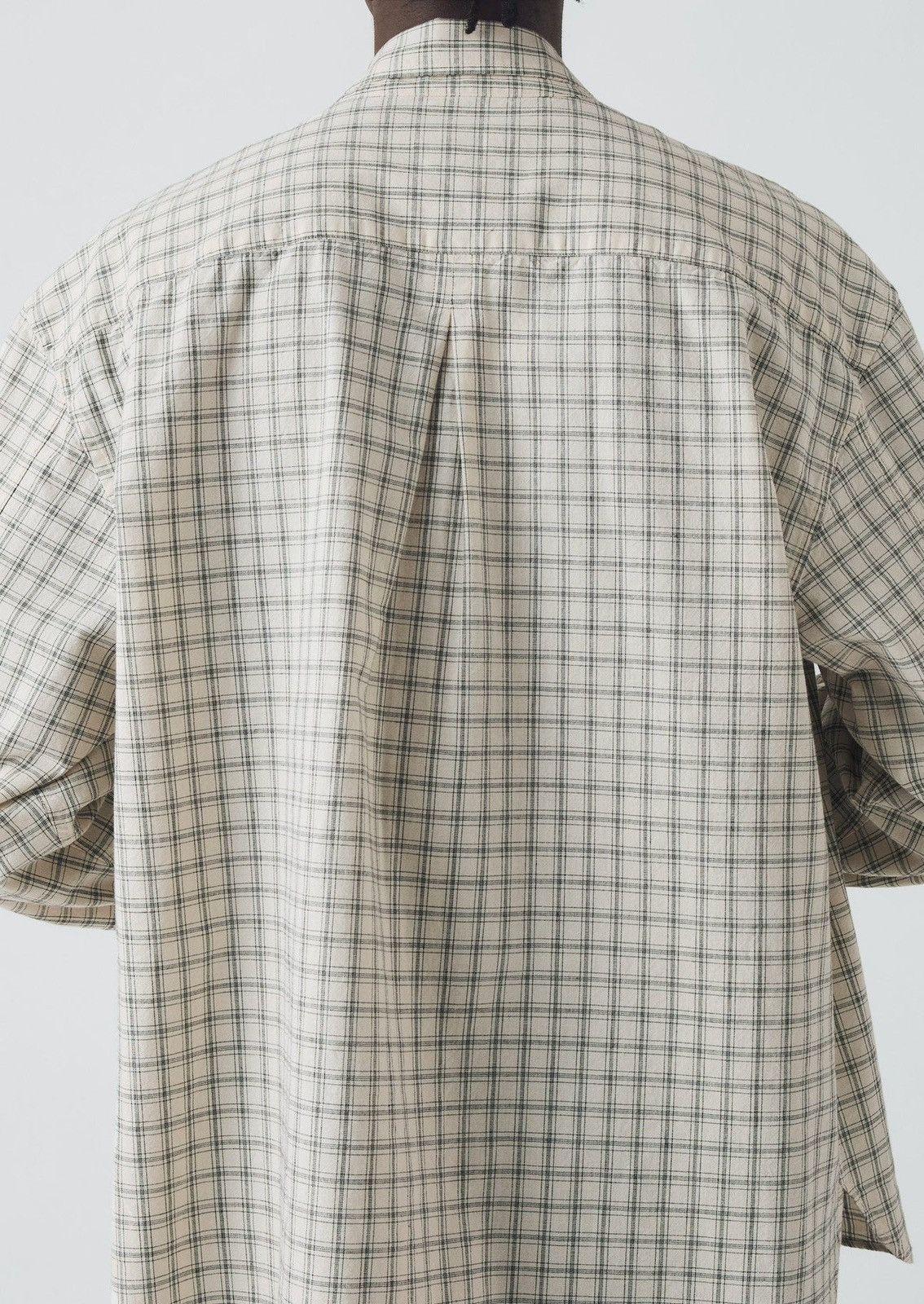 Other Toast Cotton Window Pane Check Shirt Ecru Size US S / EU 44-46 / 1 - 5 Thumbnail