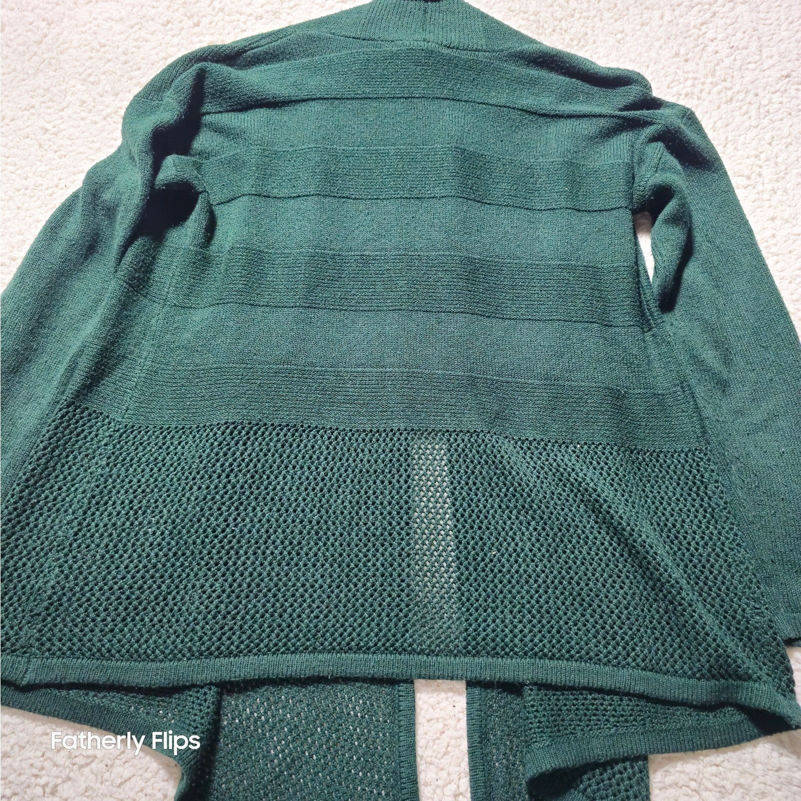 Other Design History Green Open Front Knit Cardigan Women's M Size M / US 6-8 / IT 42-44 - 11 Thumbnail