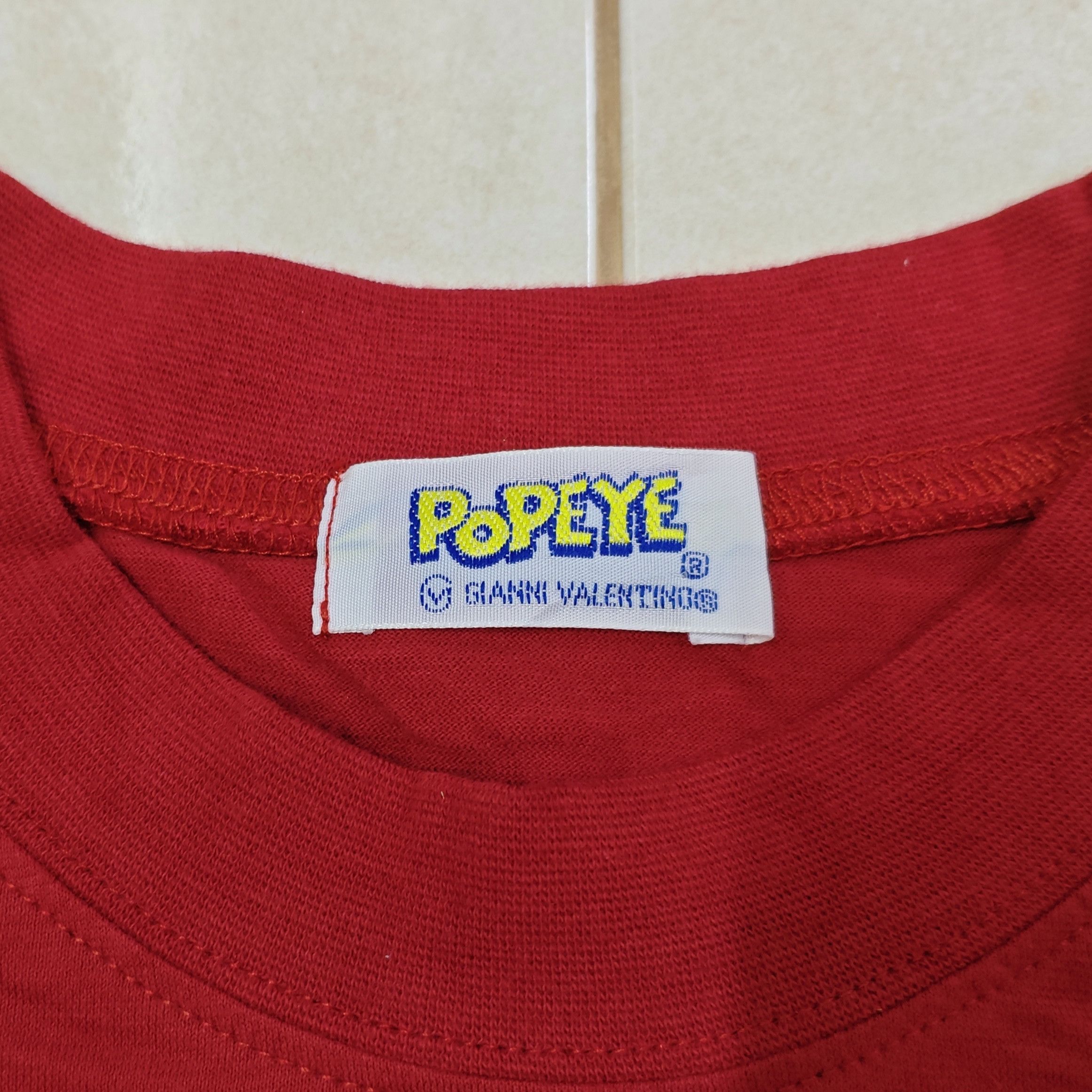 Gianni Valentino GIANNI VALENTINO X POPEYE Red Tee Size US L / EU 52-54 / 3 - 10 Thumbnail