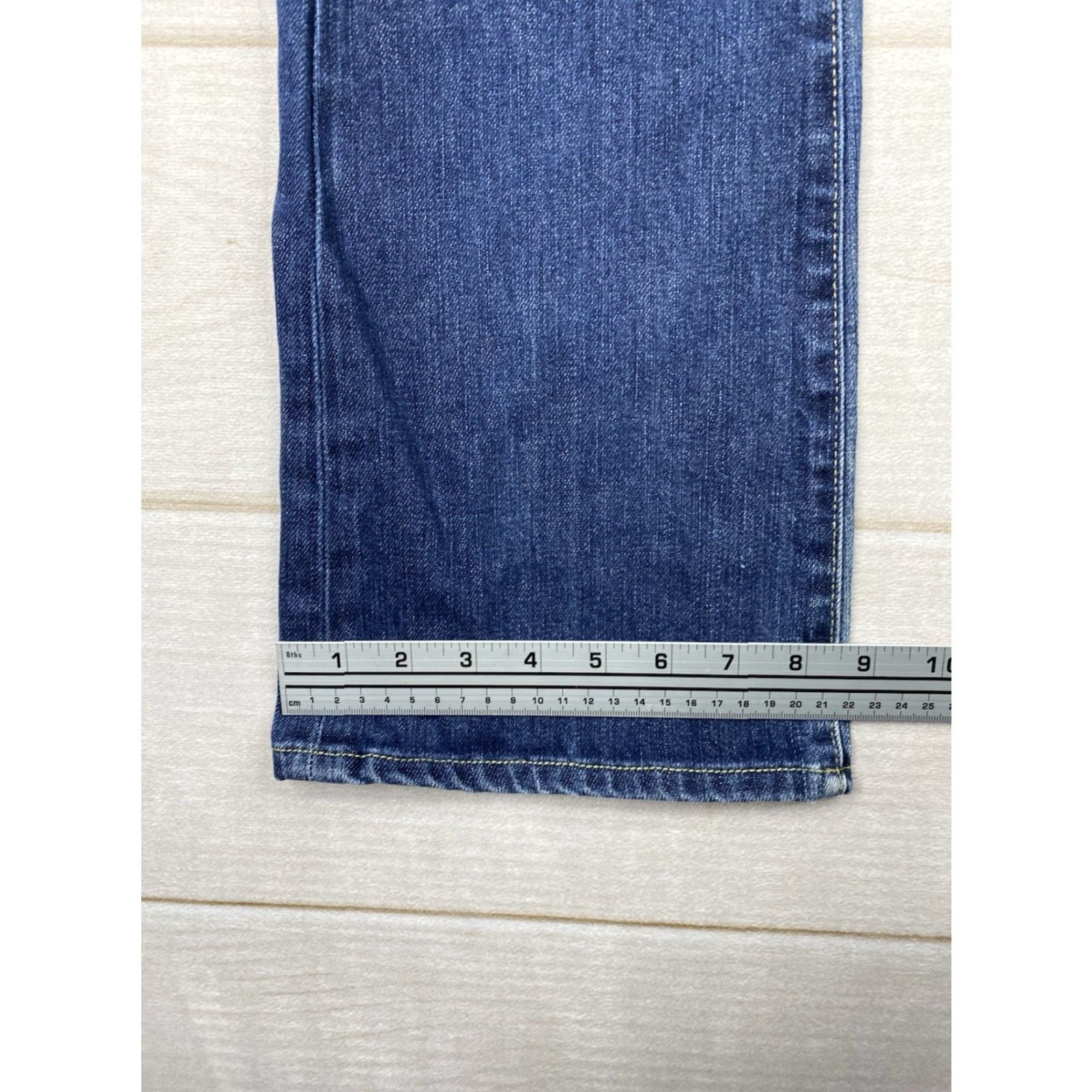 Paige Paige Hollywood Hills Bootcut Jeans Women Size 27 Blue Distressed Stretch Flare Size 27" / US 4 / IT 40 - 5 Thumbnail