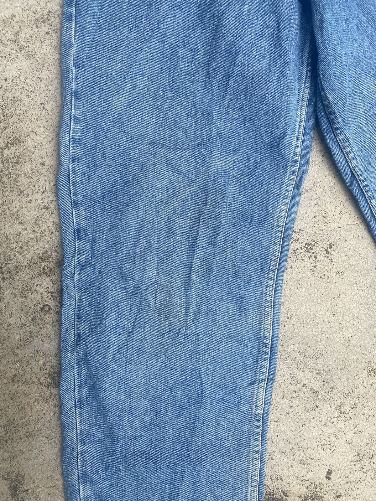 Burberry × Designer × Vintage Vintage Thomas Burberry Loose Wide Leg Jeans Size US 29 - 5 Thumbnail