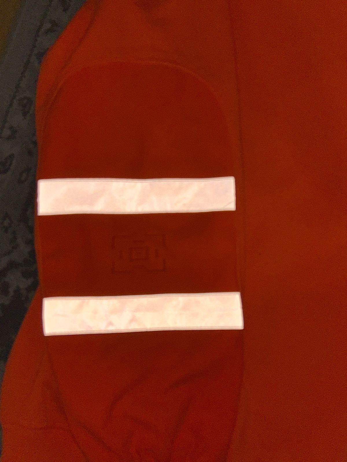 Les Benjamins Les Benjamins Neon Orange Sweater w/ reflective sleeves Size US S / EU 44-46 / 1 - 2 Thumbnail