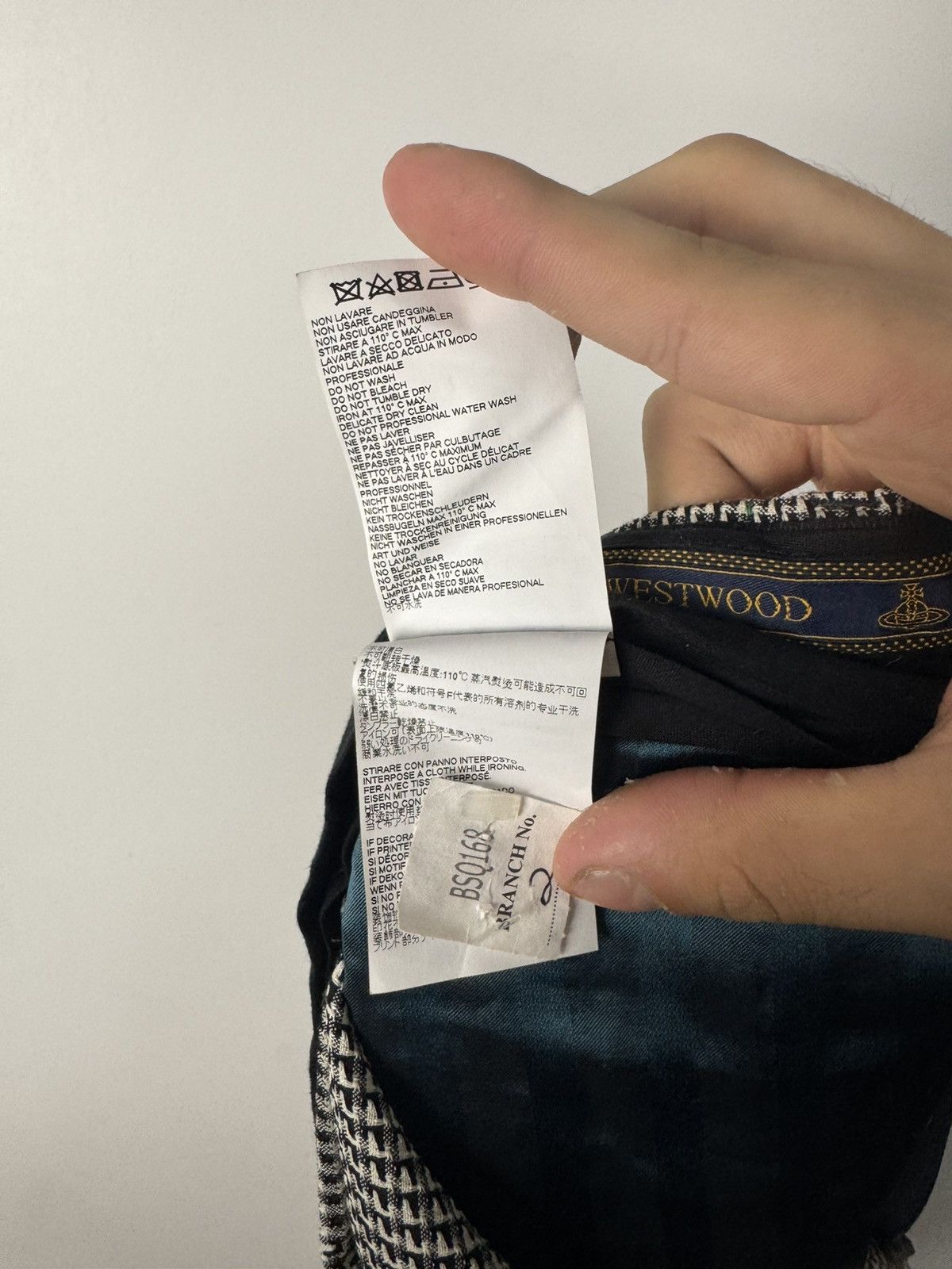 Vivienne Westwood Vivienne Westwood Patchwork Check Tailored Trousers Luxury Size US 33 - 18 Thumbnail