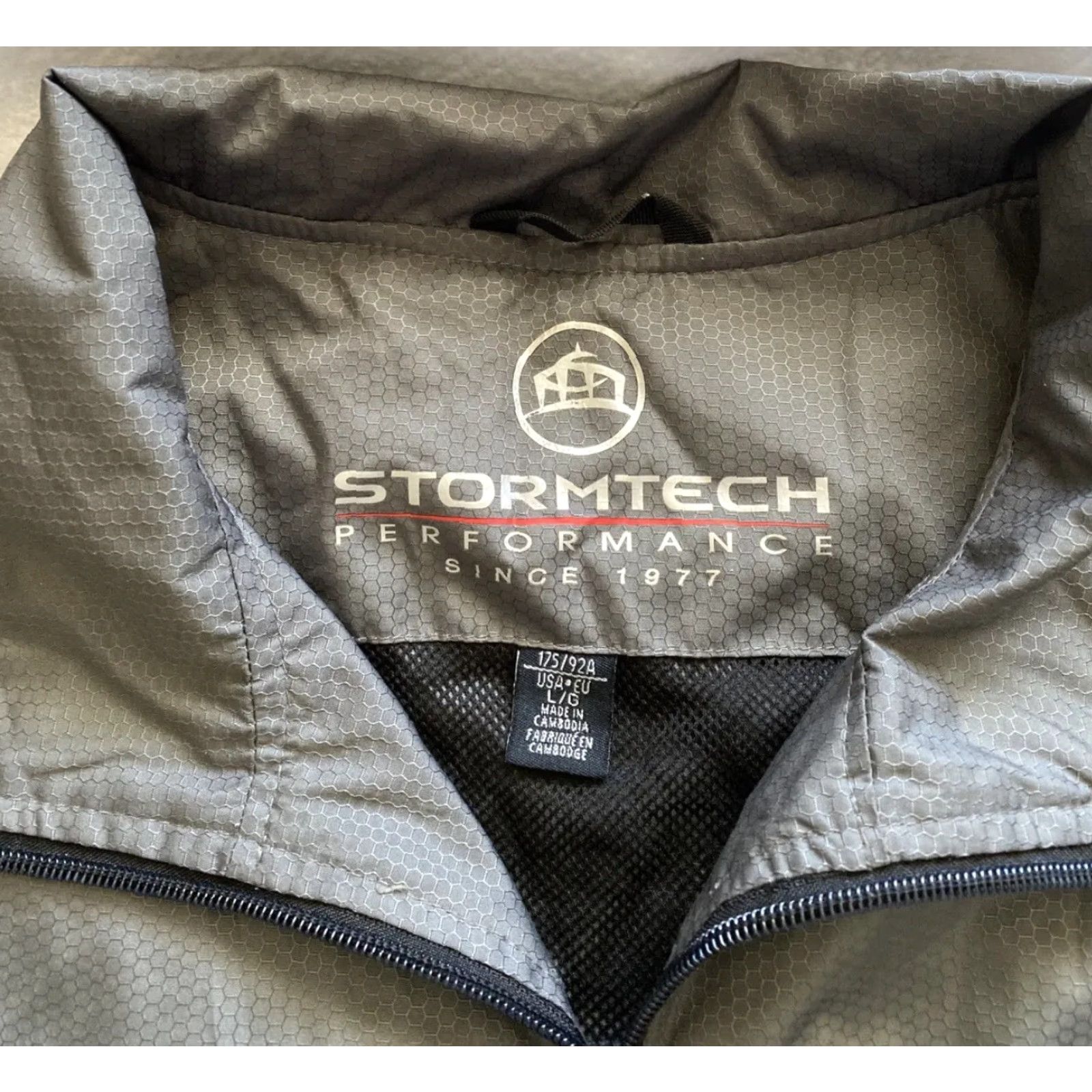 Stormtech Stormtech Windbreaker Mens Size L Performance Battlefield Velocity Gray Full Zip Collared Jacket Size US L / EU 52-54 / 3 - 3 Thumbnail