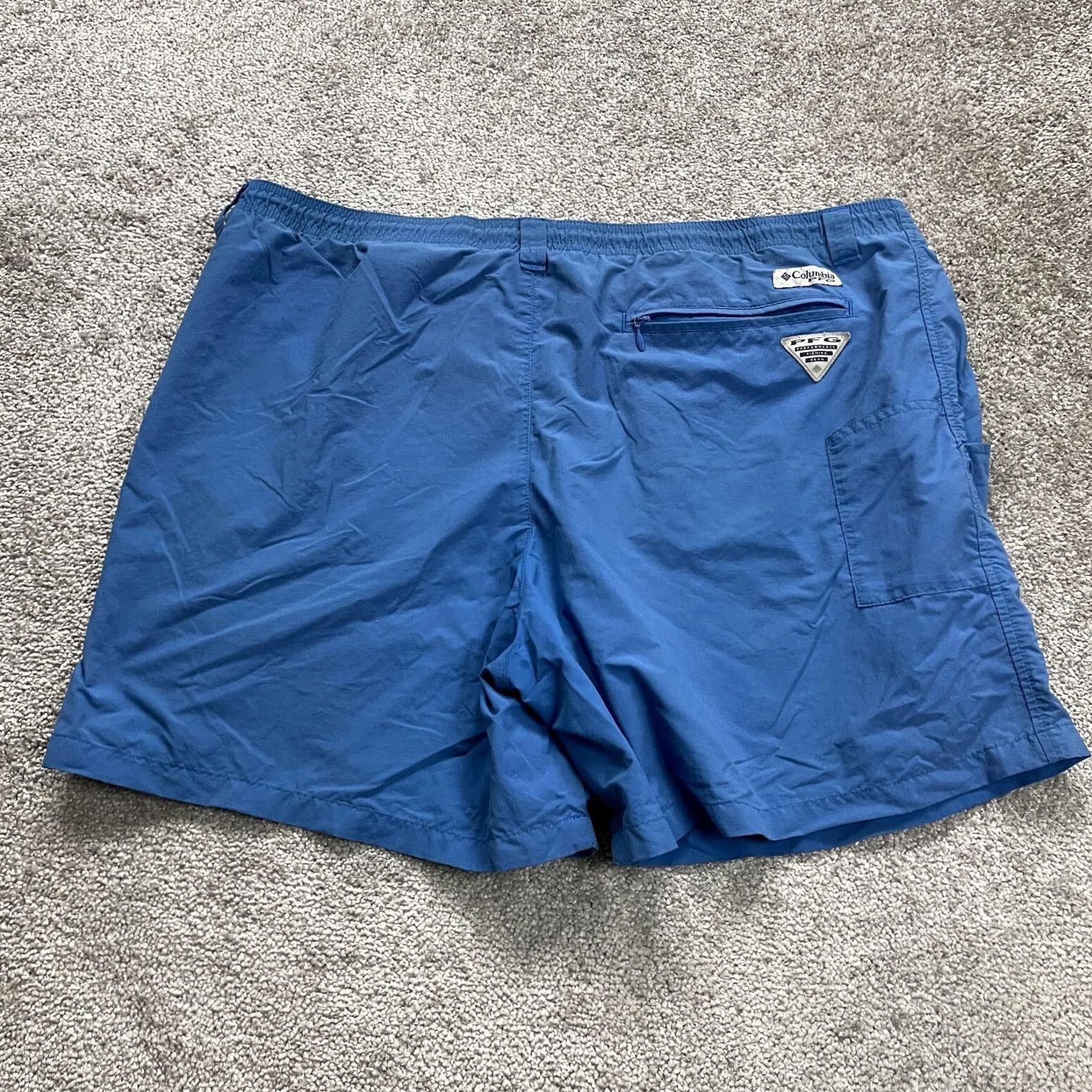 Vintage Columbia Backcast PFG Omni Shade Water Shorts Mens Large Blue Fishing Outdoor Size US 33 - 2 Thumbnail