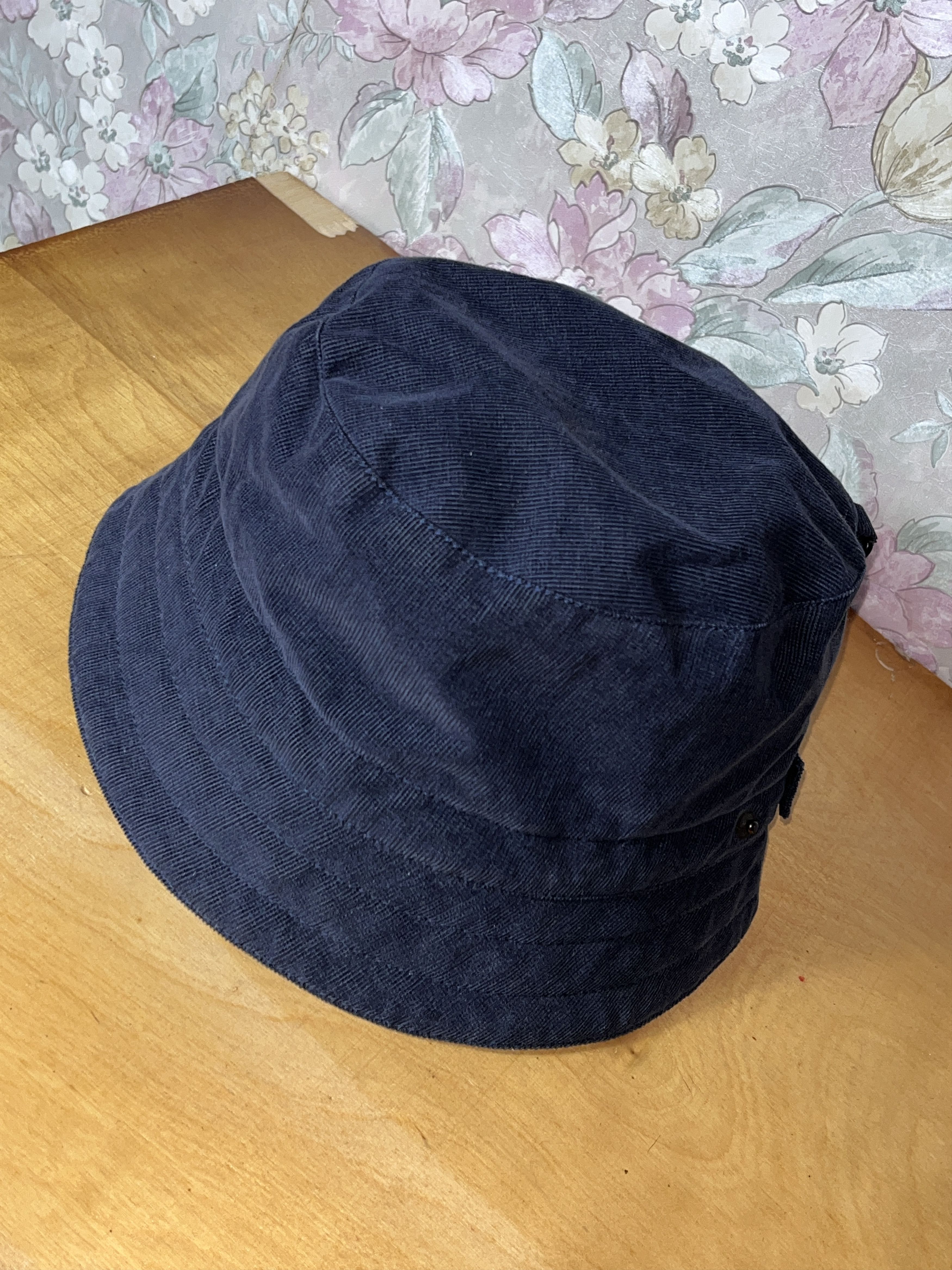Prada Rare Prada Sport Linea Rossa Corduroy Red Tab Bucket Hat Cap Size ONE SIZE - 11 Thumbnail