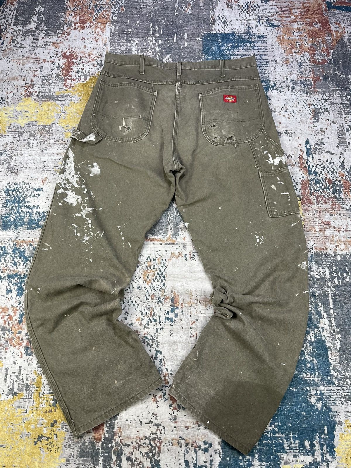 Dickies Vintage Dickies Painted Carpenter Worker Pants Size US 36 / EU 52 - 1 Thumbnail