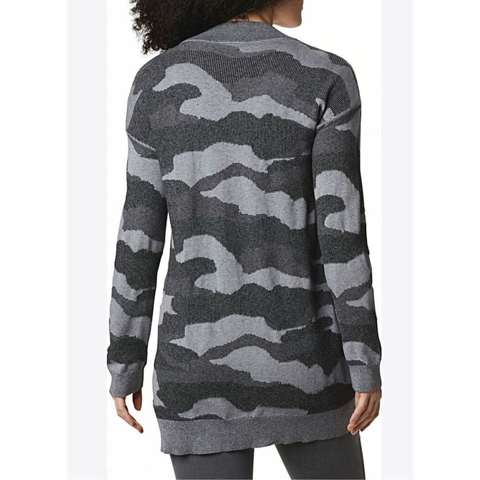 Columbia Columbia Firwood Gray Camouflage Cardigan Sweater LARGE Size L / US 10 / IT 46 - 4 Thumbnail
