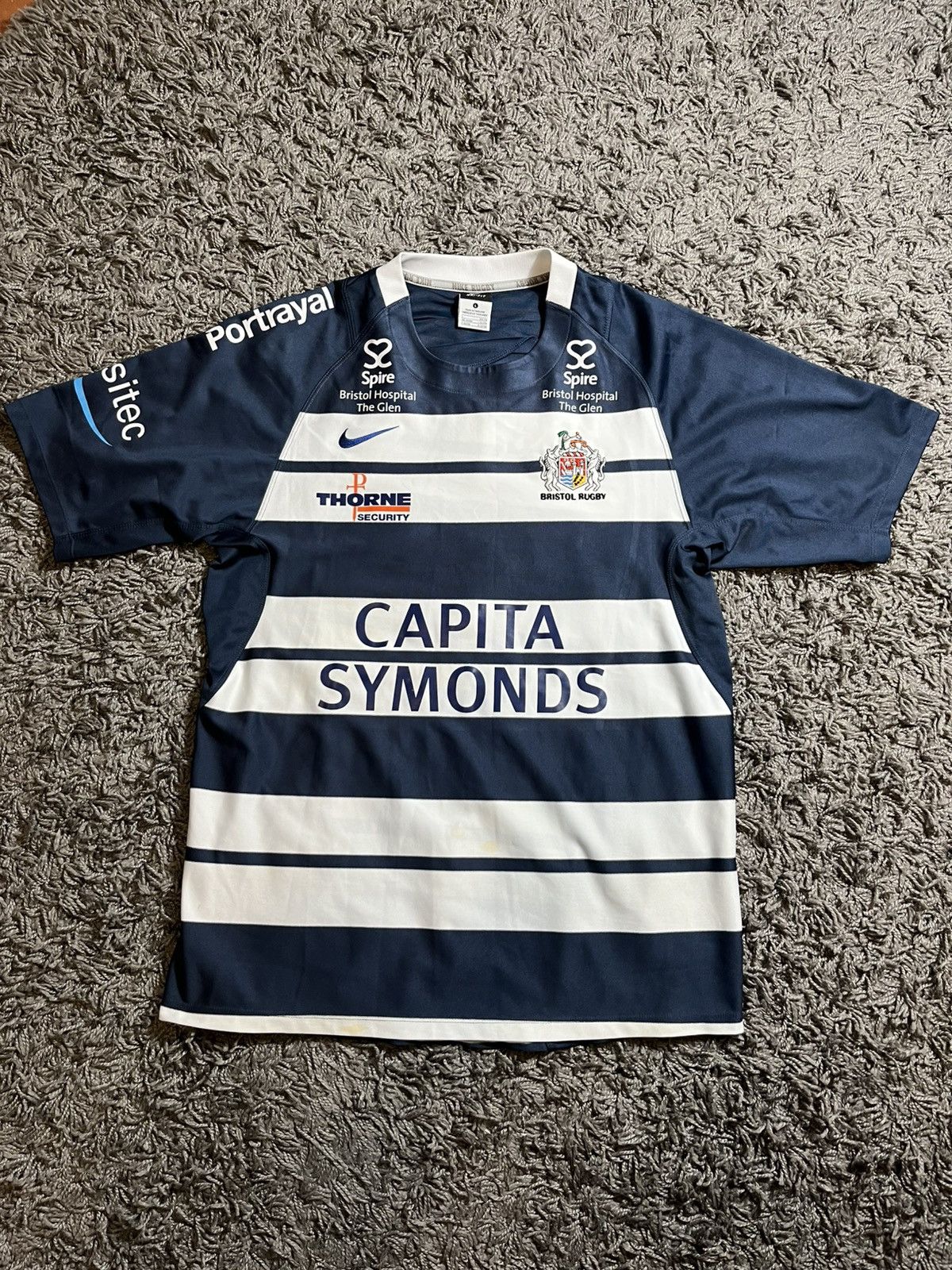 Nike × Vintage NIKE REGBY LEAGUE BRISTOL CITY 2011/12 SOCCER JERSEY SHIRR Size US L / EU 52-54 / 3 - 1 Thumbnail