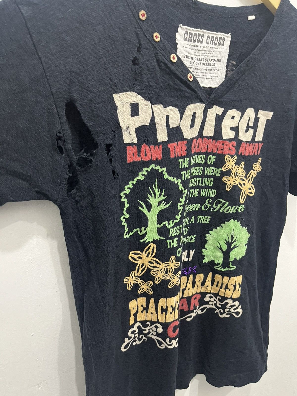 Japanese Brand Distressed Hysteric Glamour Ifsixwasnine Style by CrossCross Size US M / EU 48-50 / 2 - 2 Thumbnail