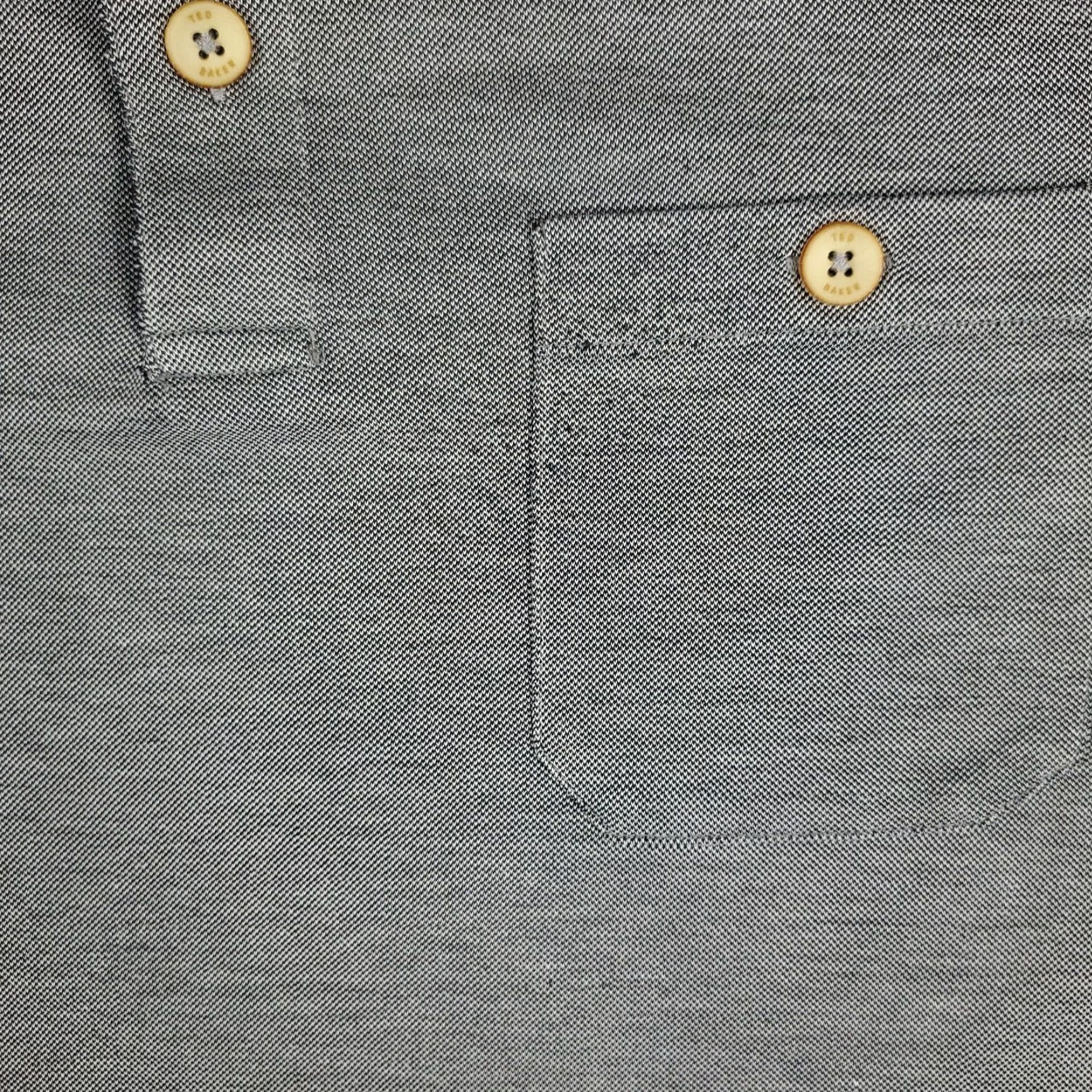 Ted Baker Ted Baker Polo Shirt Mens Size 5 Gray Short Sleeve Casual Activewear Size US S / EU 44-46 / 1 - 3 Thumbnail