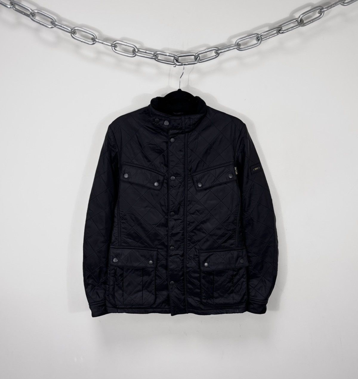 Barbour Barbour International Ariel Polarquilt Men’s Black Jacket Size US S / EU 44-46 / 1 - 1 Thumbnail