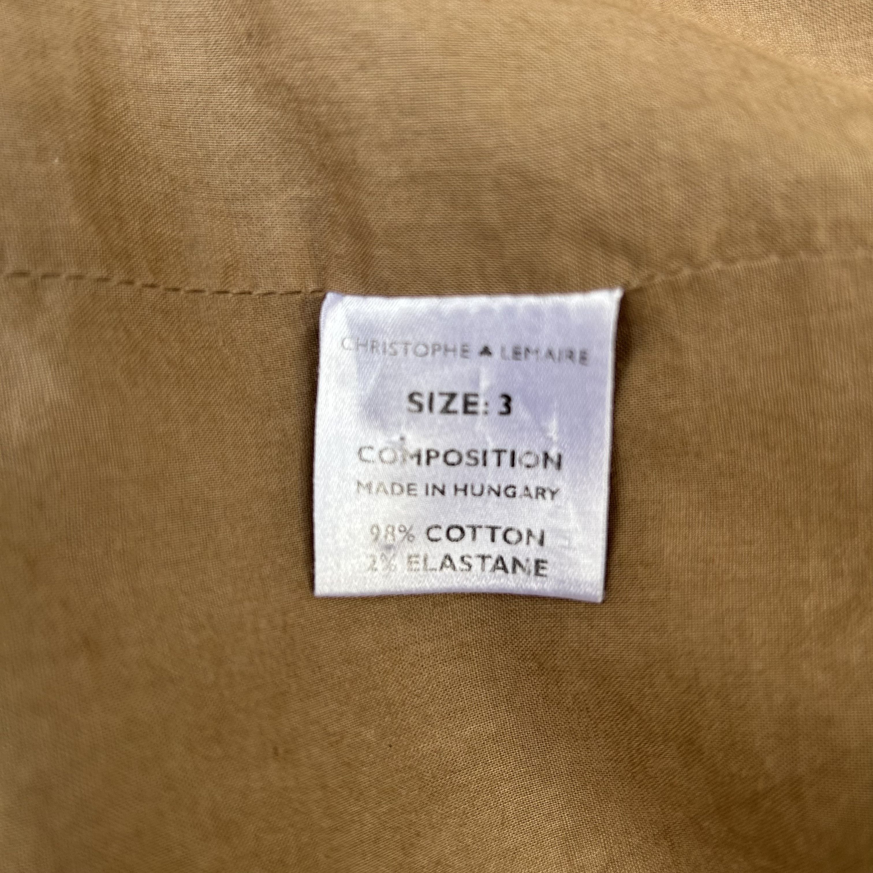 Lemaire Lemaire Beige Brown Light Seersucker Suit Jacket Size 48R - 11 Thumbnail