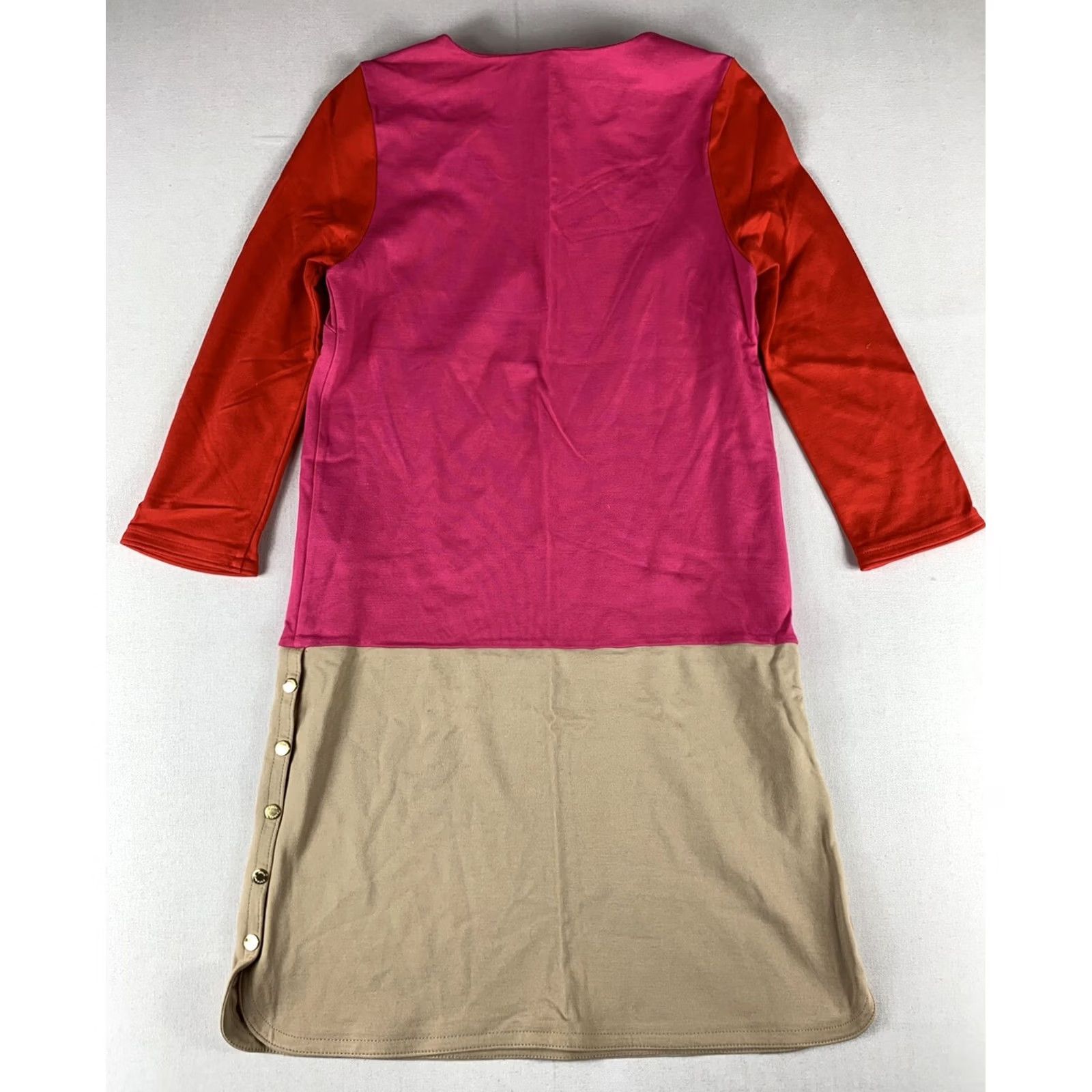 Juicy Couture Juicy Couture Dress Small Multicolor 3/4 Sleeve Color Block Pino Womens Size S / US 4 / IT 40 - 7 Thumbnail