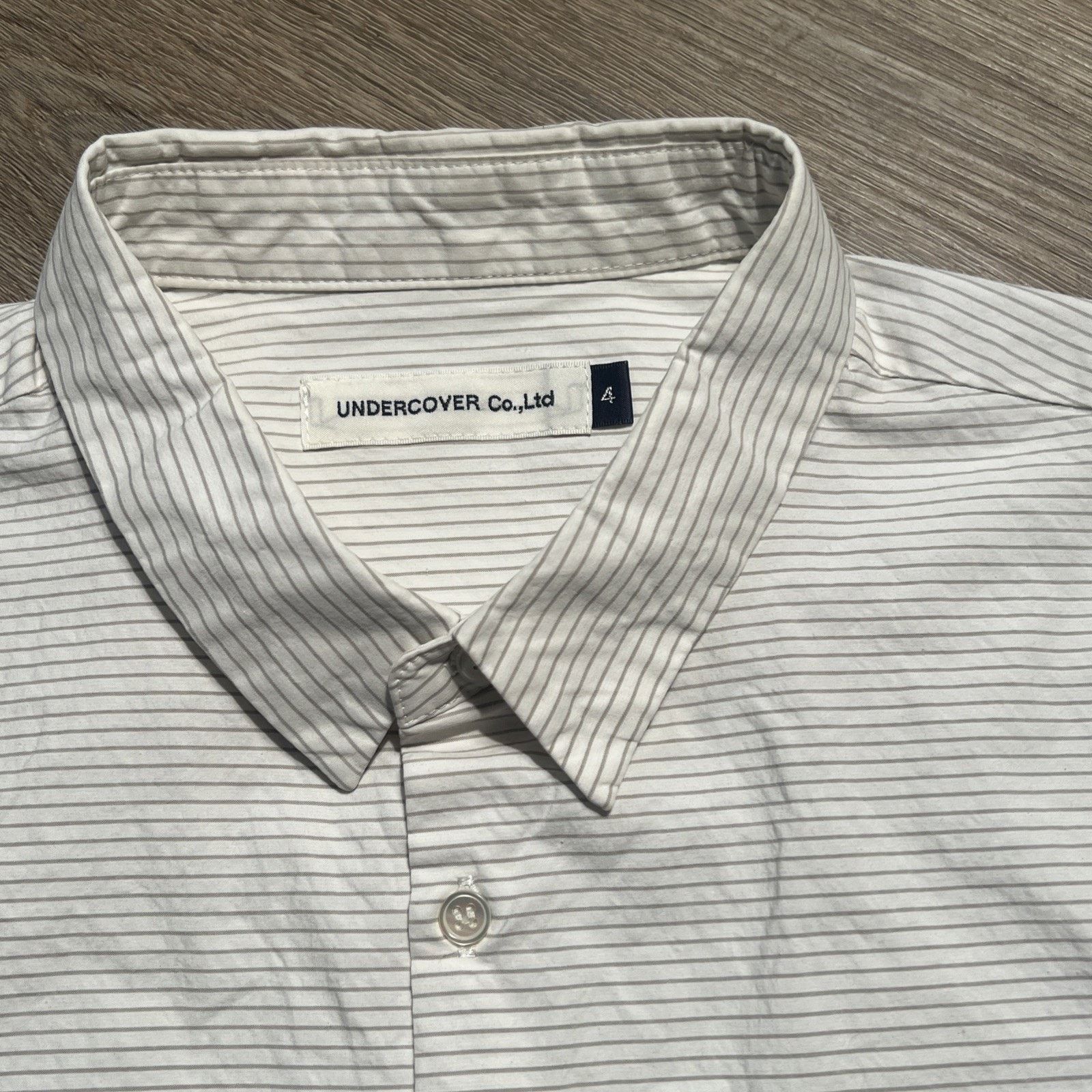 Undercover UNDERCOVER TAKAHASHI 2004 Button-Up Shirt 4 JAPAN Striped Size US M / EU 48-50 / 2 - 3 Thumbnail