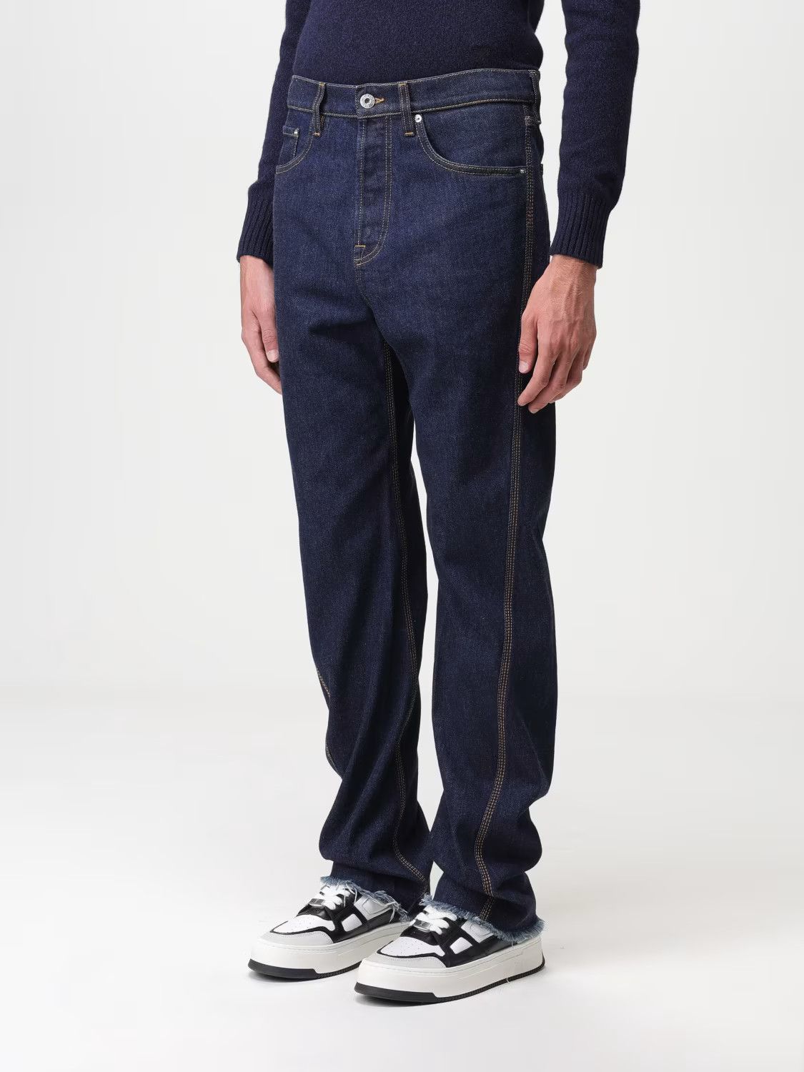 Lanvin o1y0125 Jeans Pant in Blue Size US 31 - 3 Thumbnail