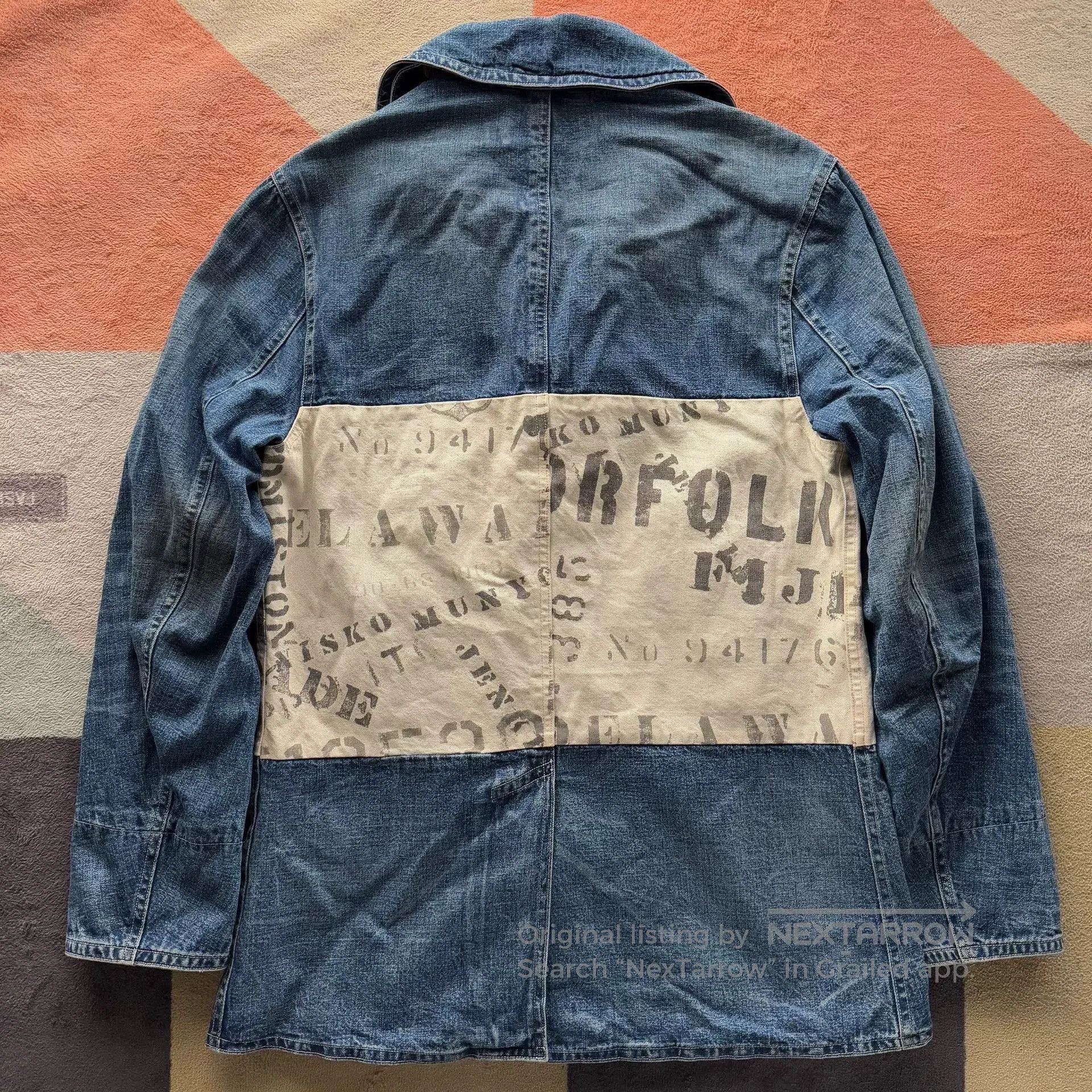 RRL Ralph Lauren RRL Denim Canvas 740 Navy Coat. Size US S / EU 44-46 / 1 - 3 Thumbnail